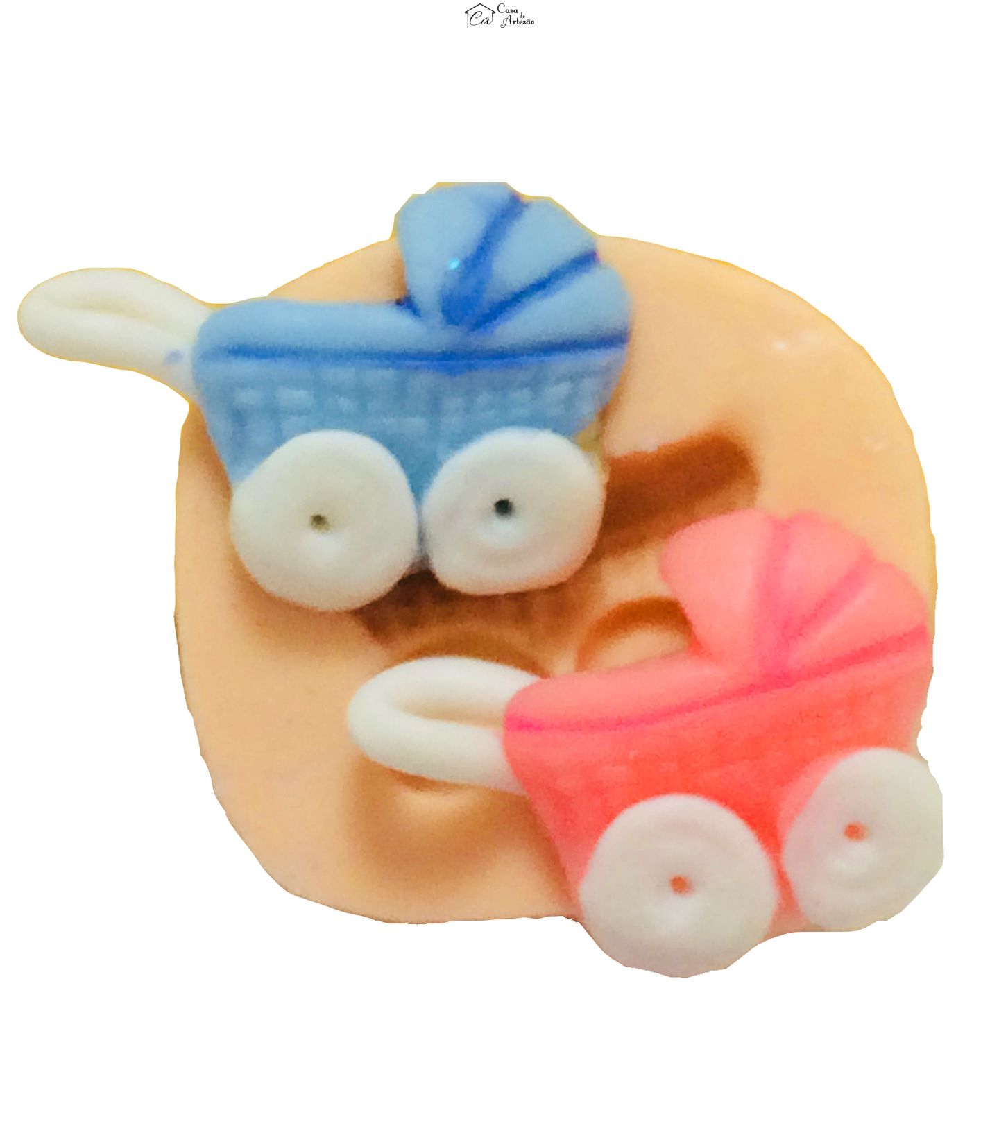 Molde de silicone - Carrinho Bebe - Mini - P118