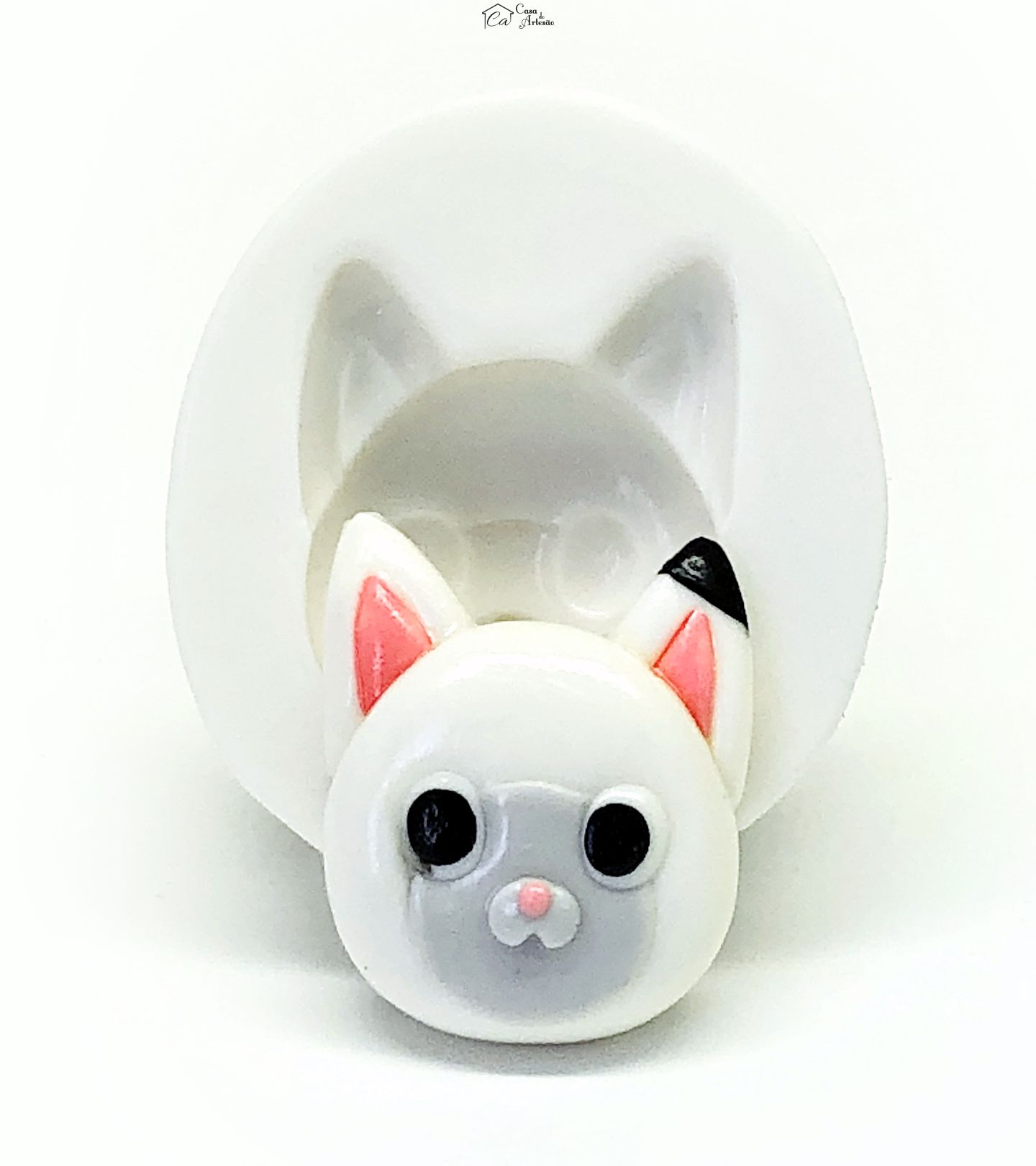 Molde de silicone - A Casa Magica da Gabby - Rosto Pandy Paws - Medio - P1116