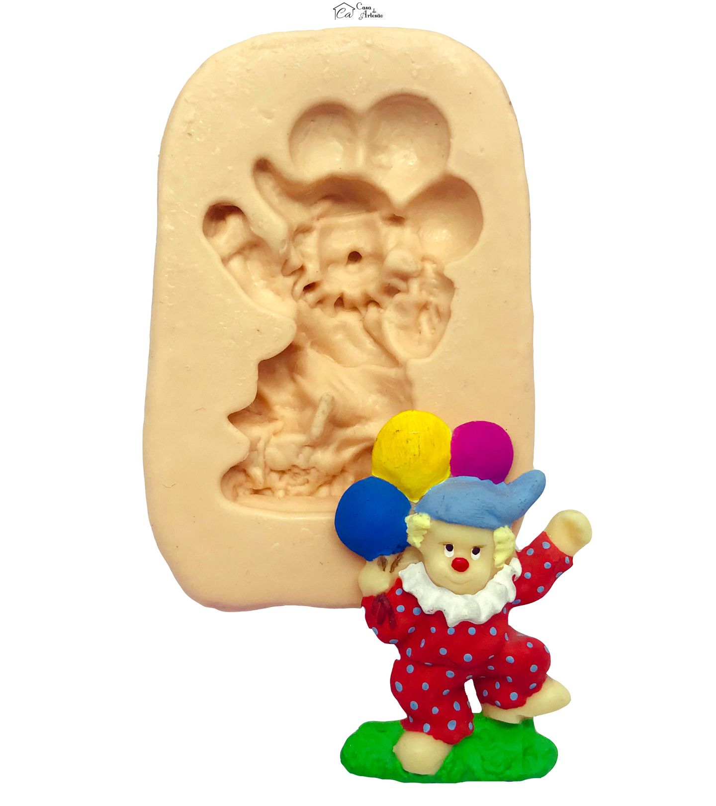 Molde de silicone - Palhaço - P21