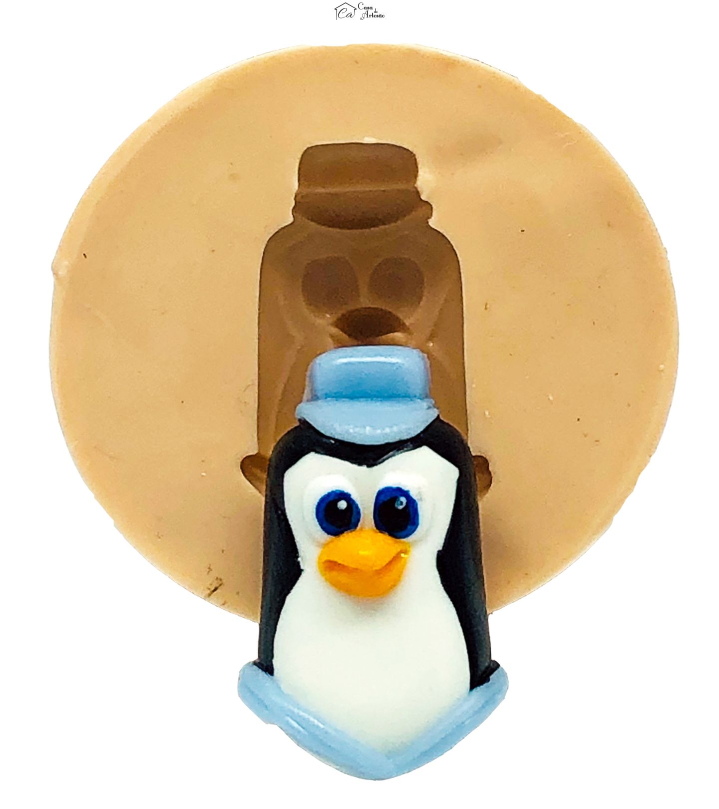 Molde de silicone - Tots - Rosto Pip - Pequeno - P813