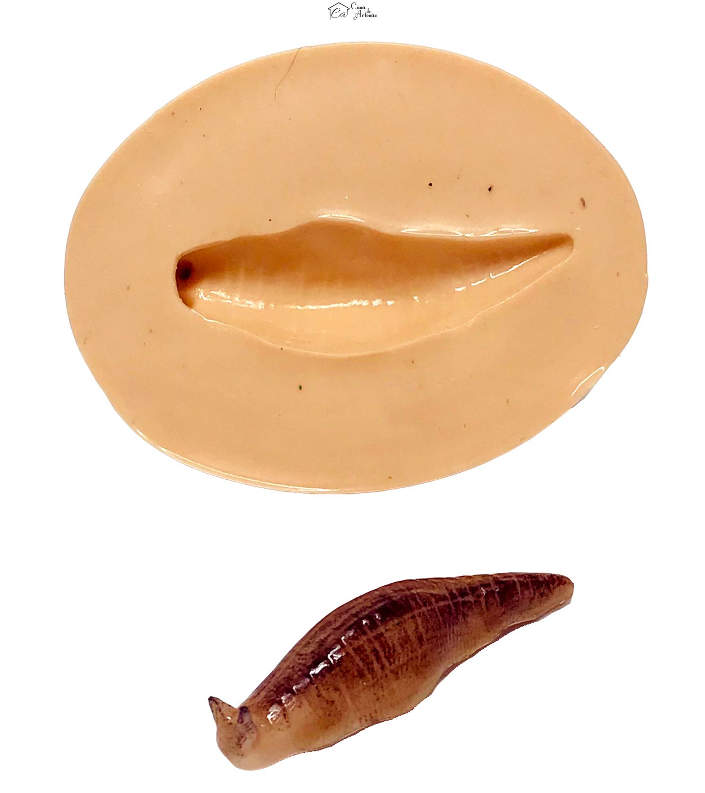 Molde de silicone - Lesma - Pequena - P617