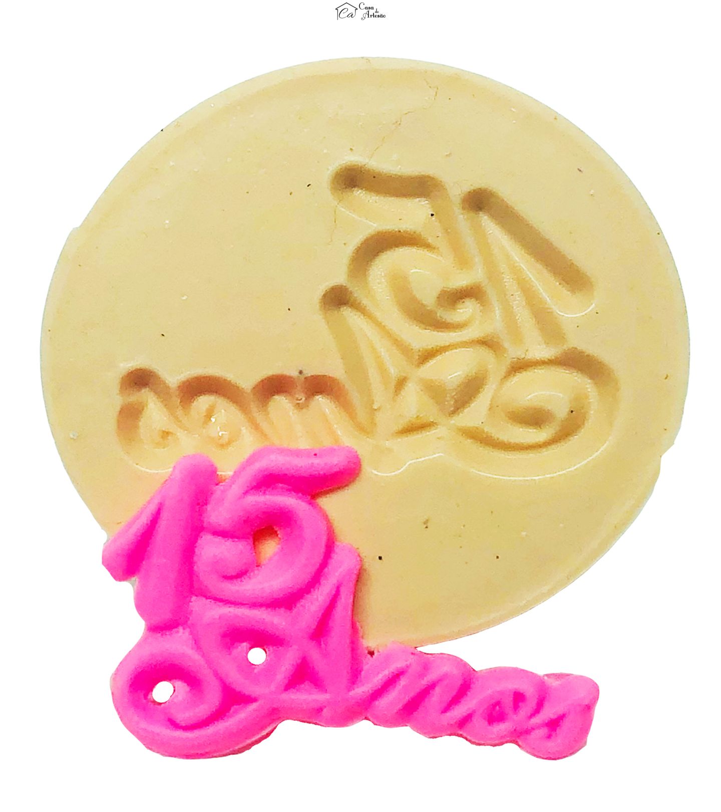 Molde de silicone - Lembrancinha - 15 anos - P727