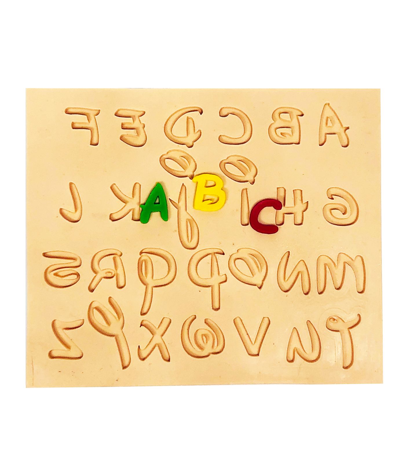 Molde de silicone - Alfabeto - PE