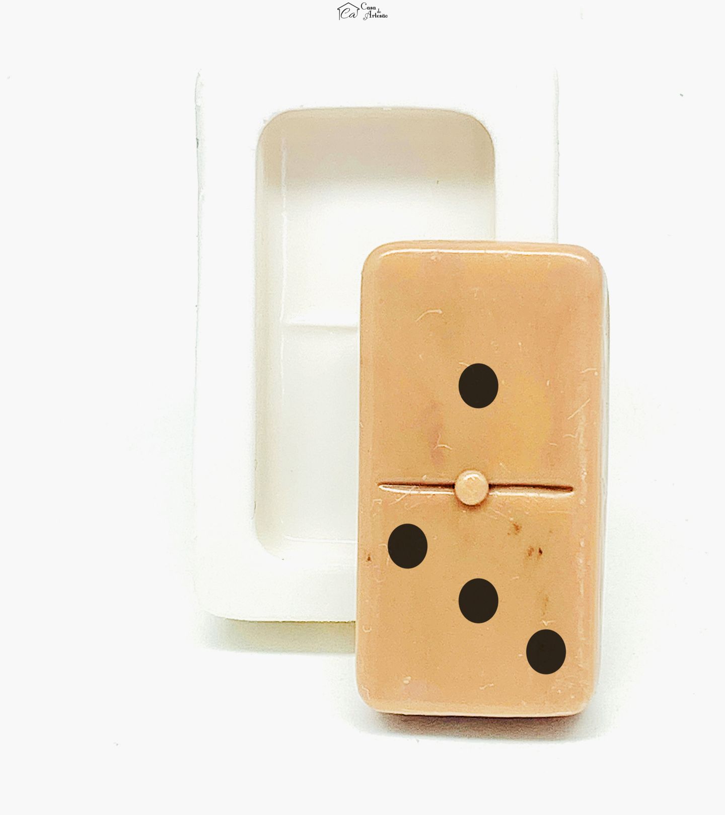 Molde de silicone - Dominó - Grande - P1131