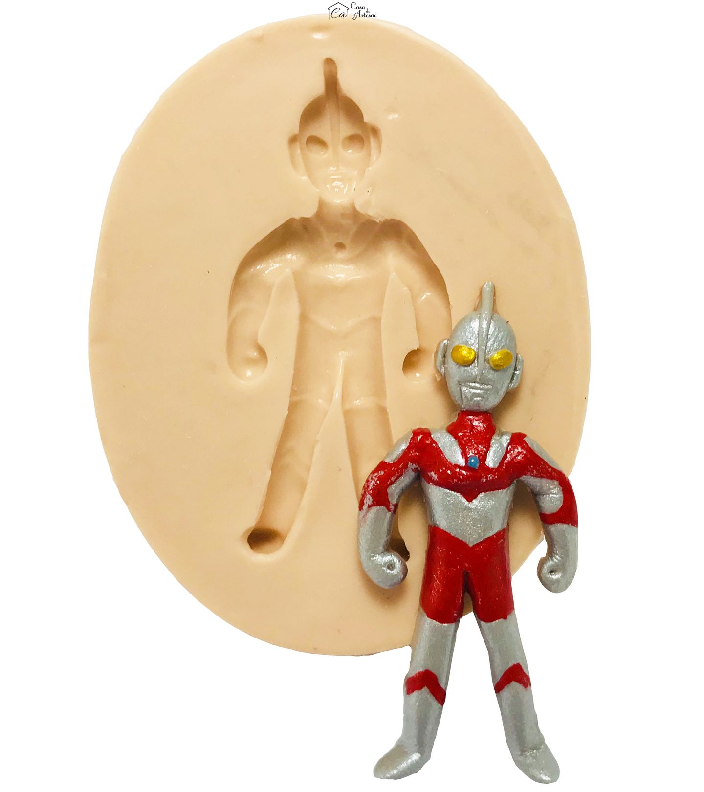 Molde de silicone - Ultraman - Pequeno - P433