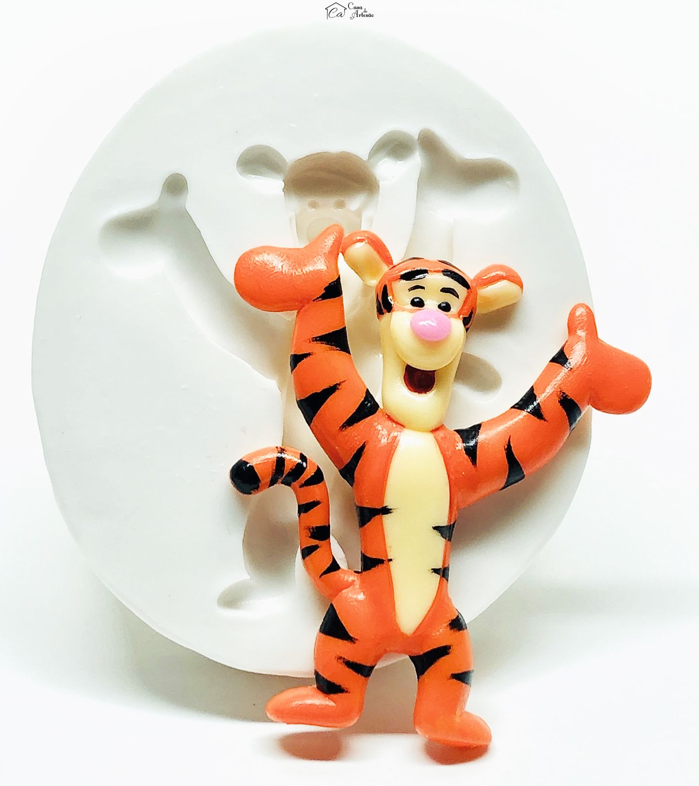 Molde de silicone - Urso Pooh - Tigrao - Medio - P1006