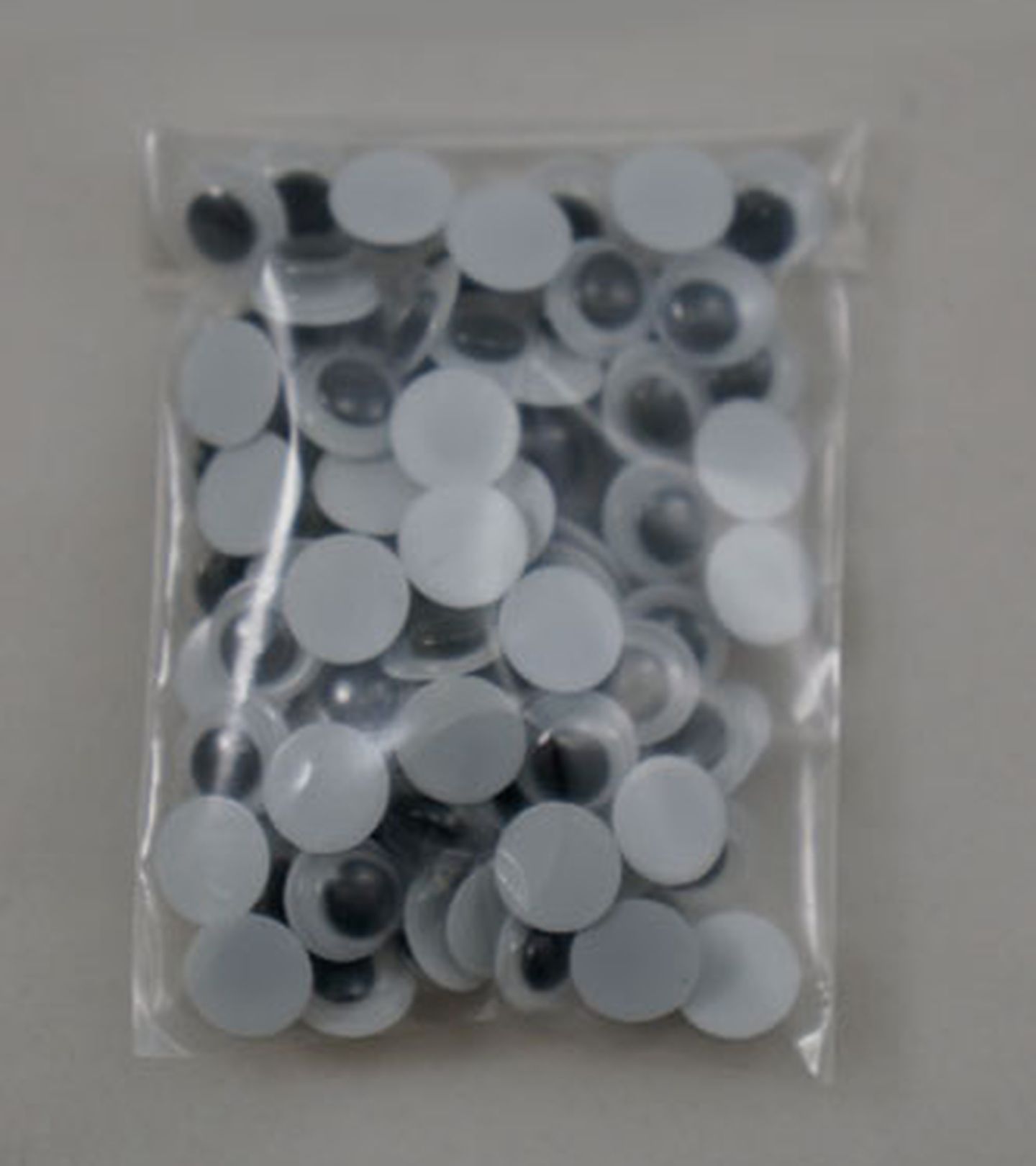 Olho Móvel 08 mm - Emb c/ 50 Pares - Preto