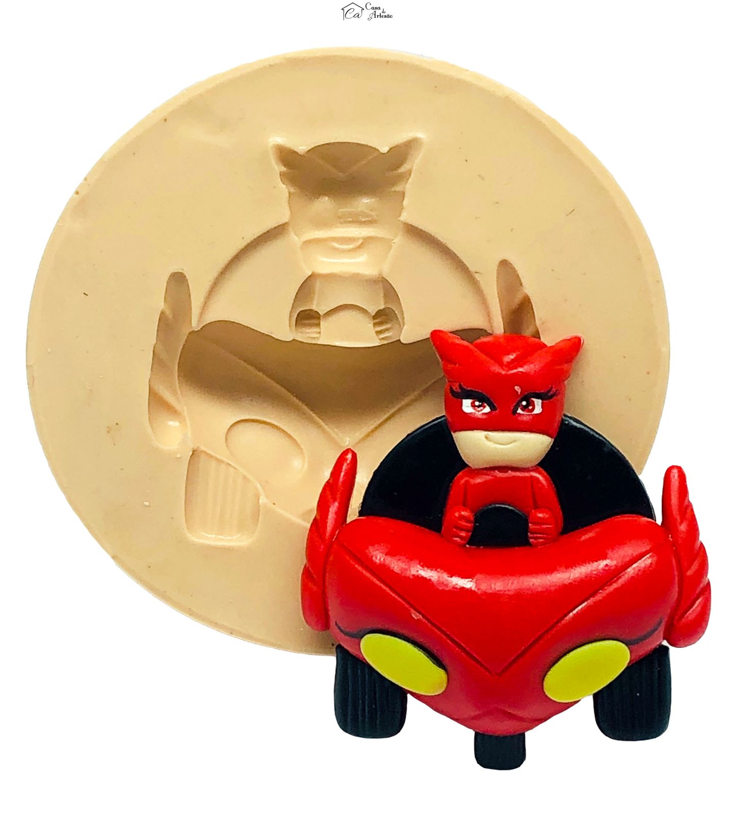 Molde de silicone - PJMasks - Planador - Grande - P804