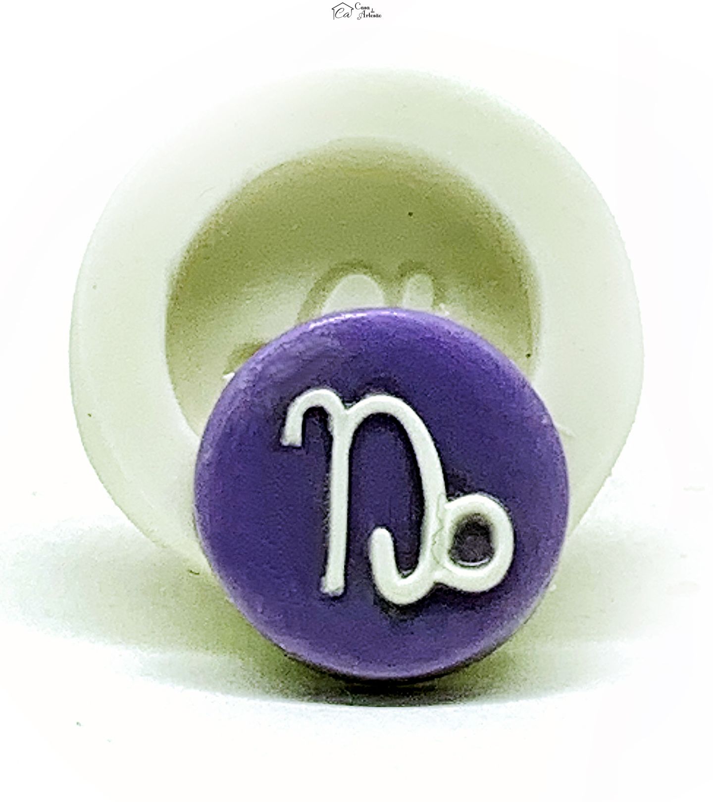 Molde de silicone - Horoscopo - Simbolo - Capricornio - Pequeno - P1139
