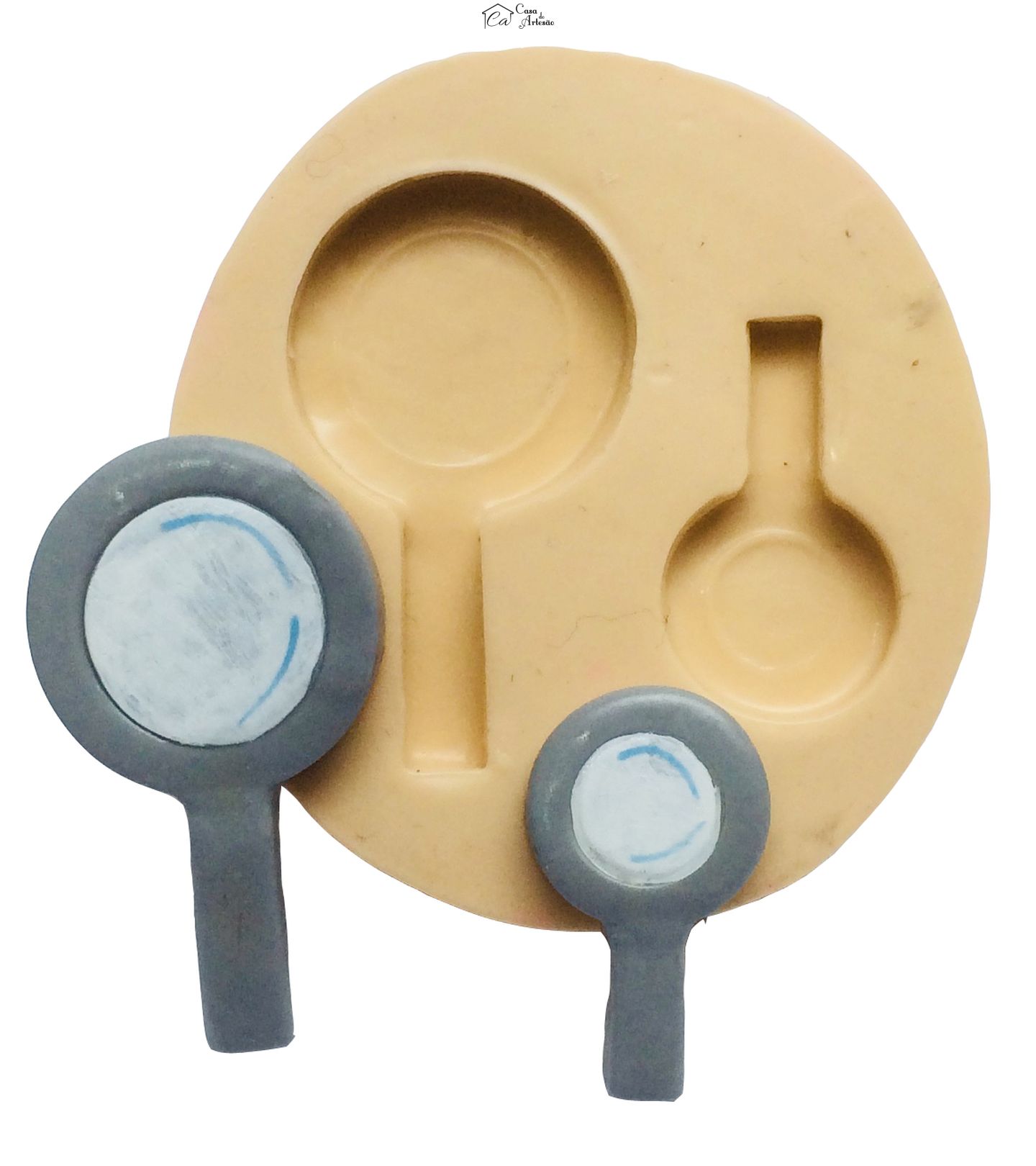 Molde de silicone - Maquiagem - Espelho - P213