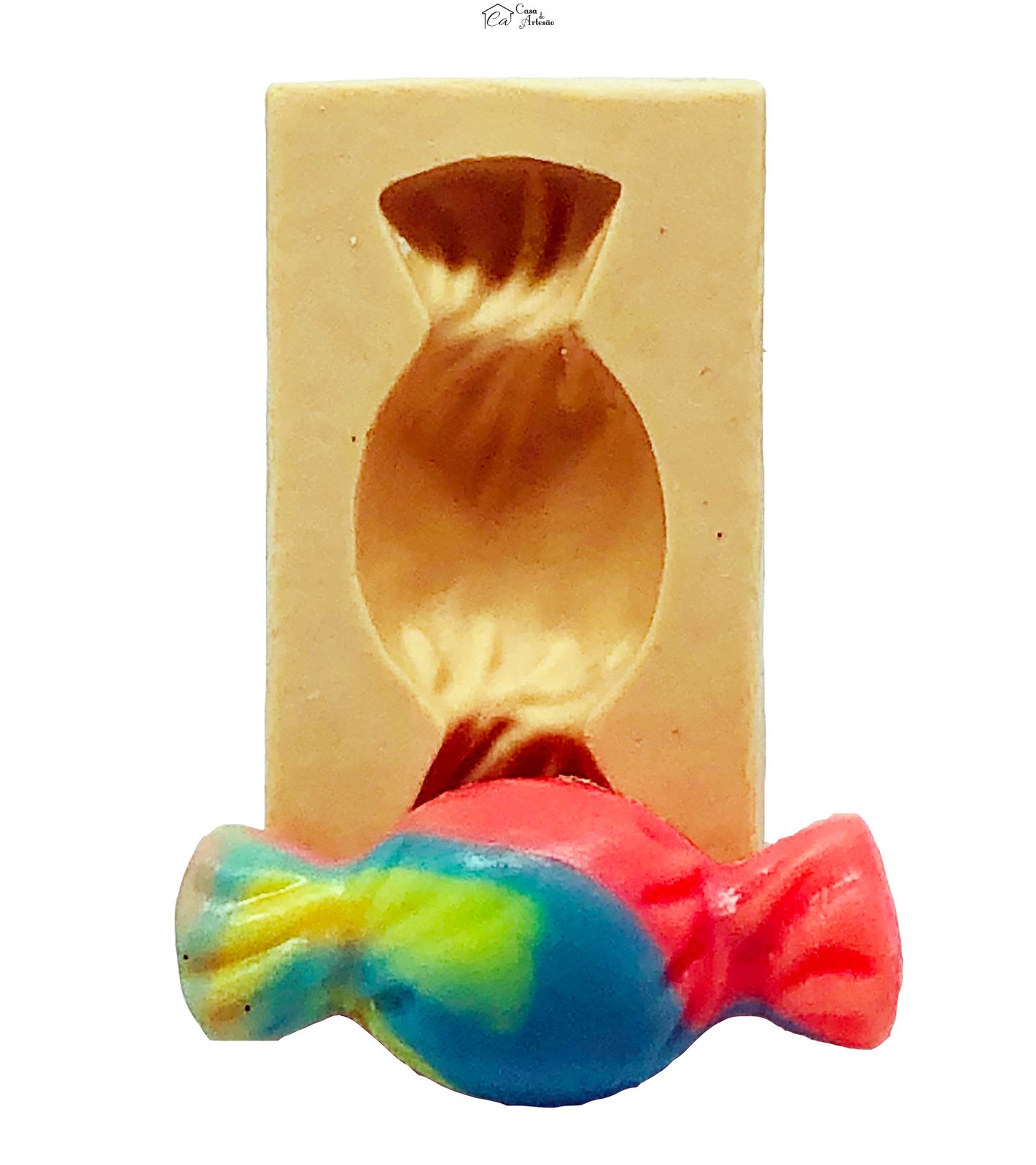 Molde de silicone - Bala Grande - P66