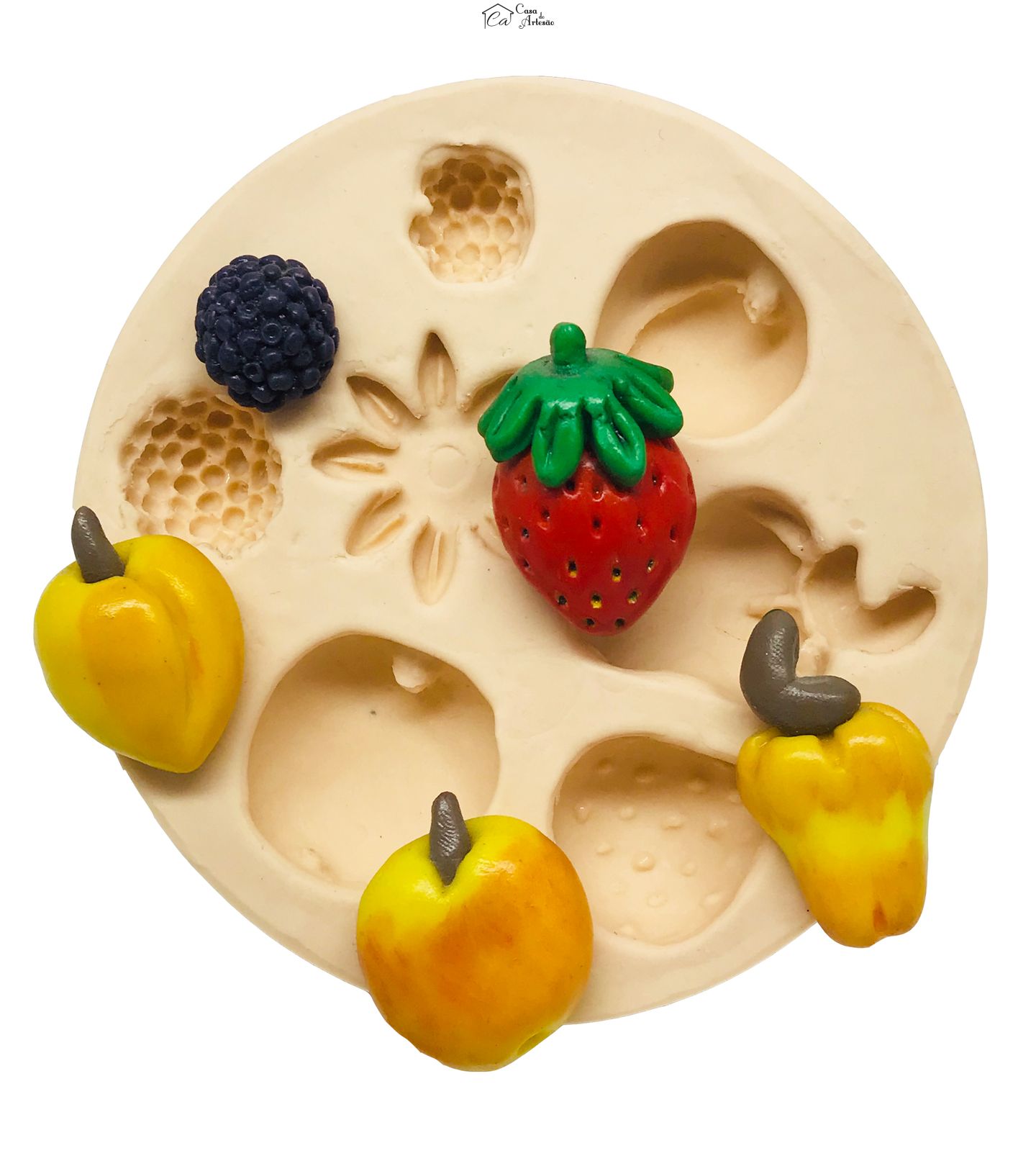 Molde de silicone - Frutas
