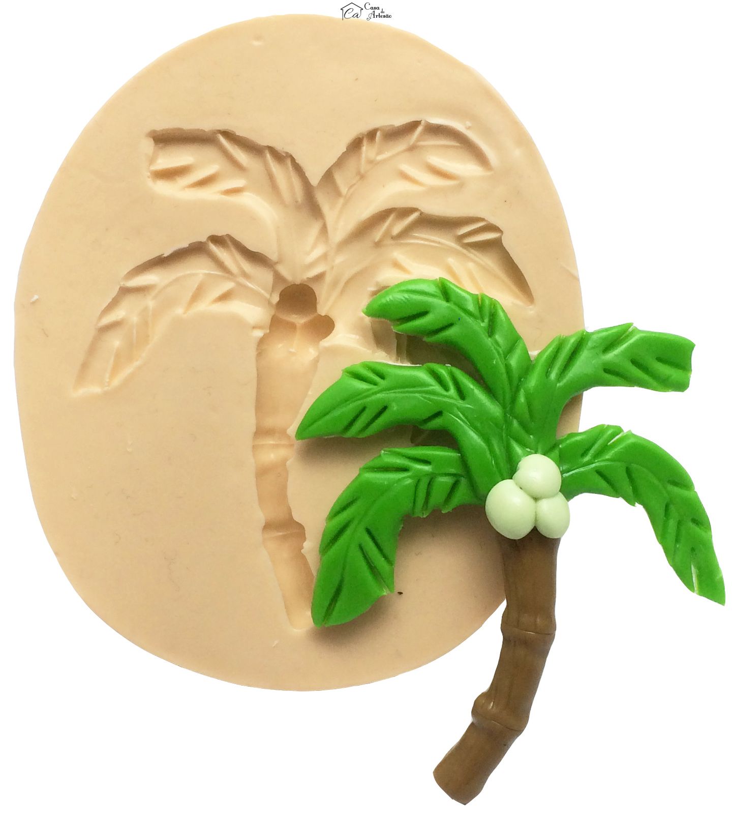 Molde de silicone - Coqueiro - Mod.01 - Grande - P318