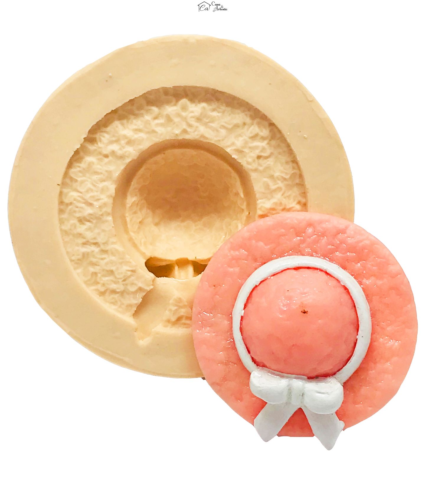 Molde de silicone - Chapeu c/ Laço