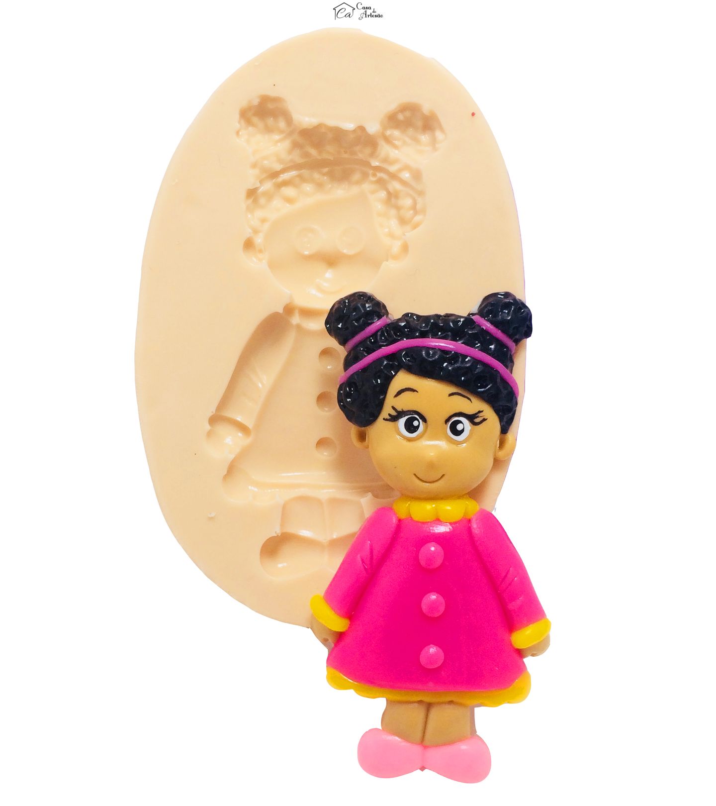 Molde de silicone - Daniel Tigre - Miss Elaina - Grande -  P378