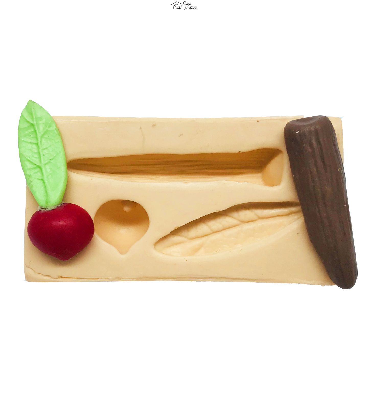 Molde de silicone - Mandioca e Rabanete - P71
