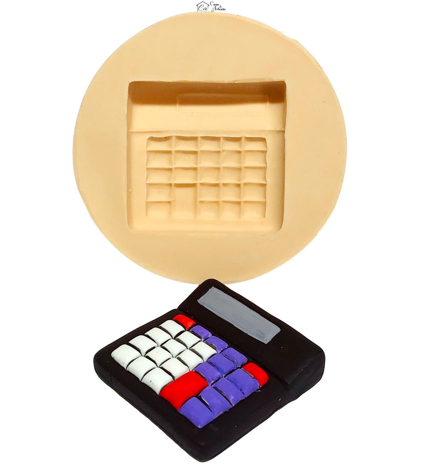 Molde de silicone - Calculadora - Grande - P522