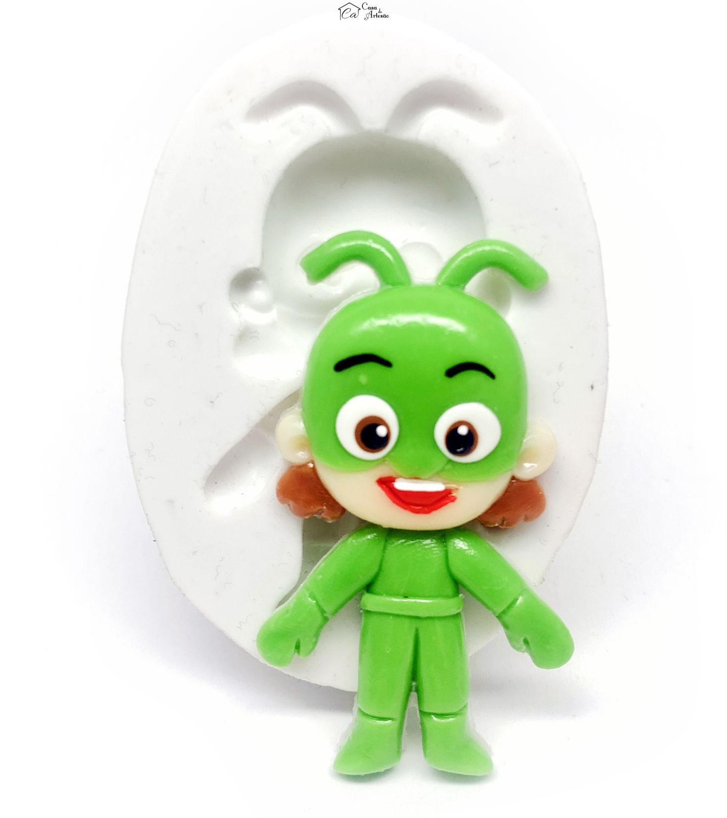 Molde de silicone - Os Aventureiros - Aventureiro Verde - Grande - P1208