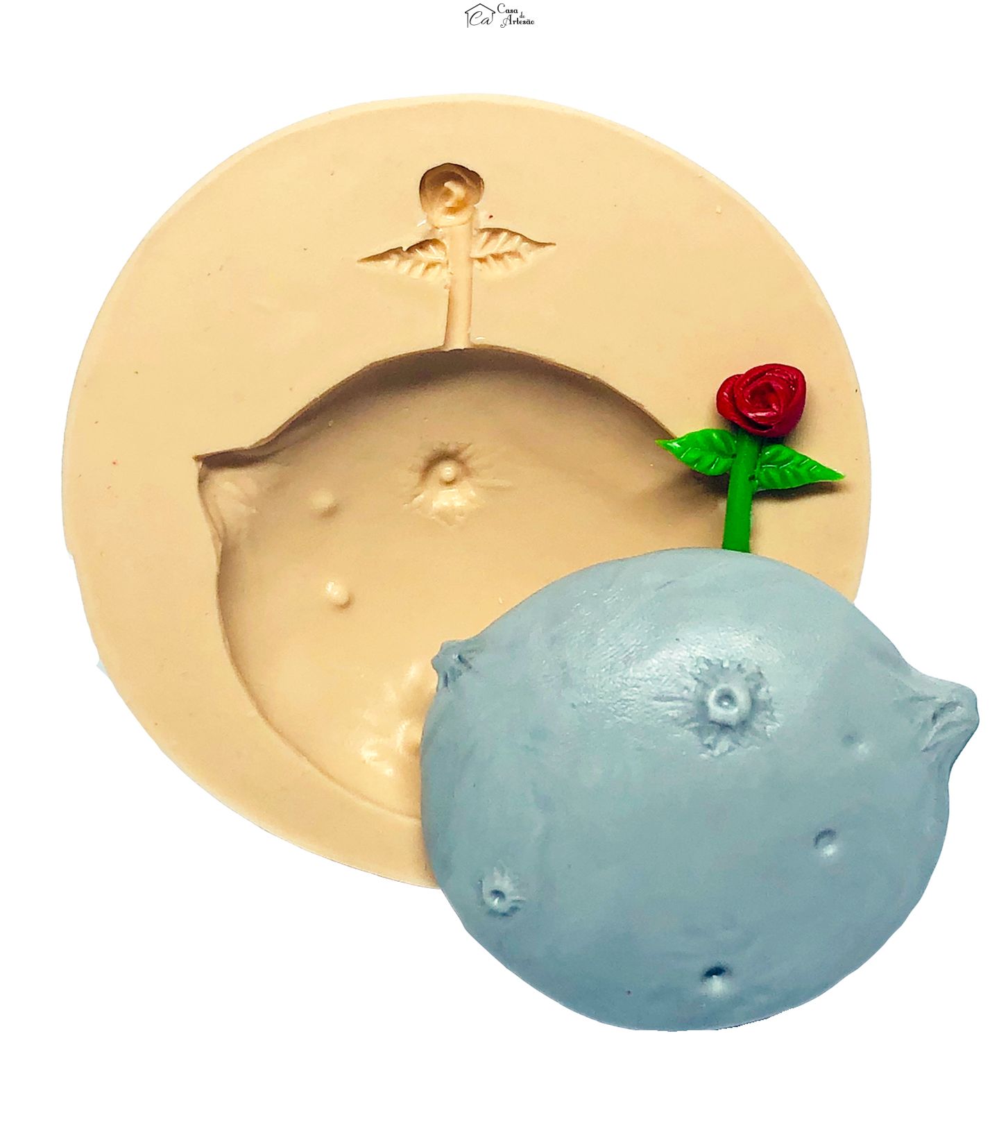 Molde de silicone - O Pequeno Principe - Planeta - Grande - P703