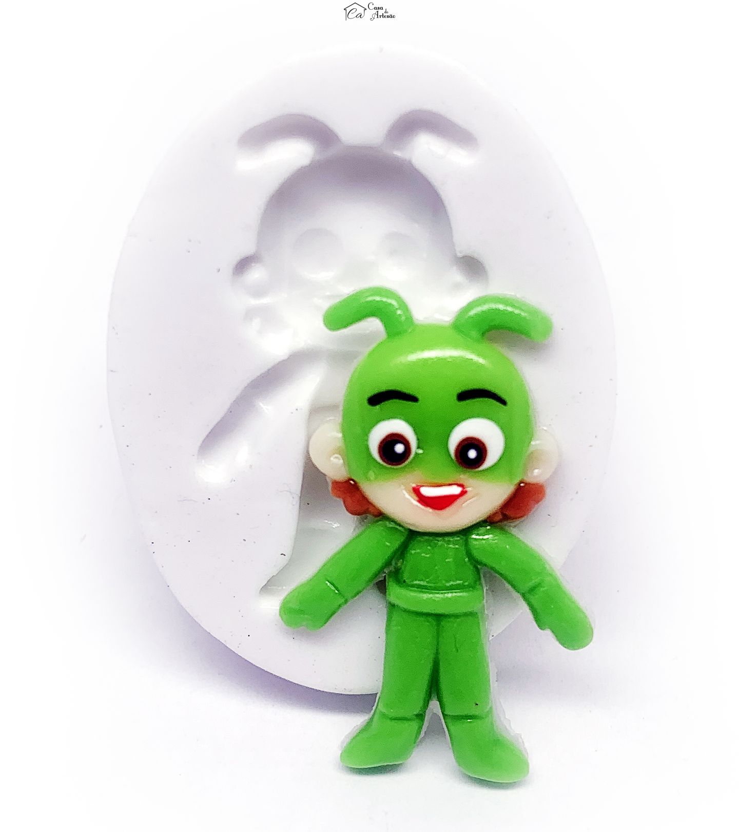 Molde de silicone - Os Aventureiros - Aventureiro Verde - Pequeno - P1210