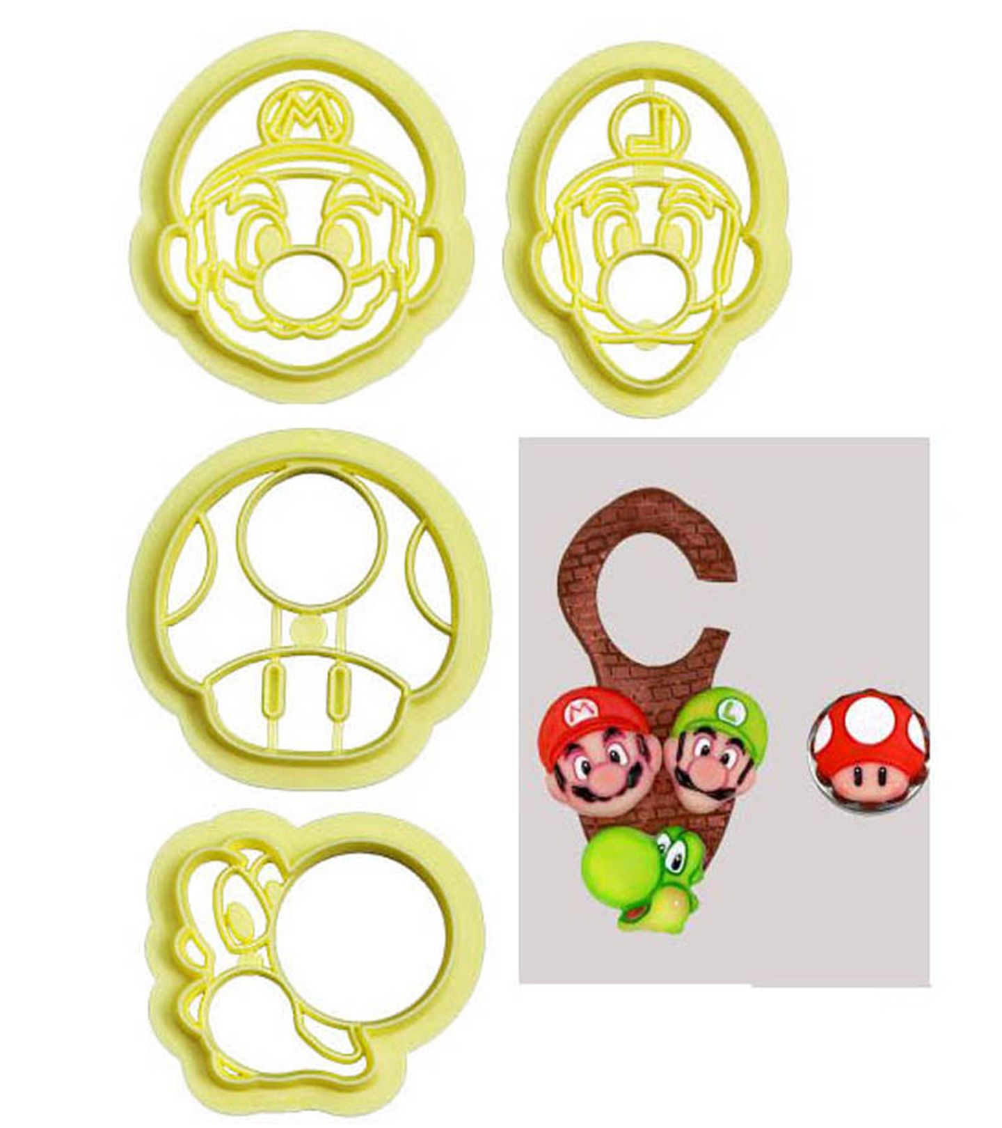 Cortador Blue Star - Kit Mario - 04 Peças - Cod.6306