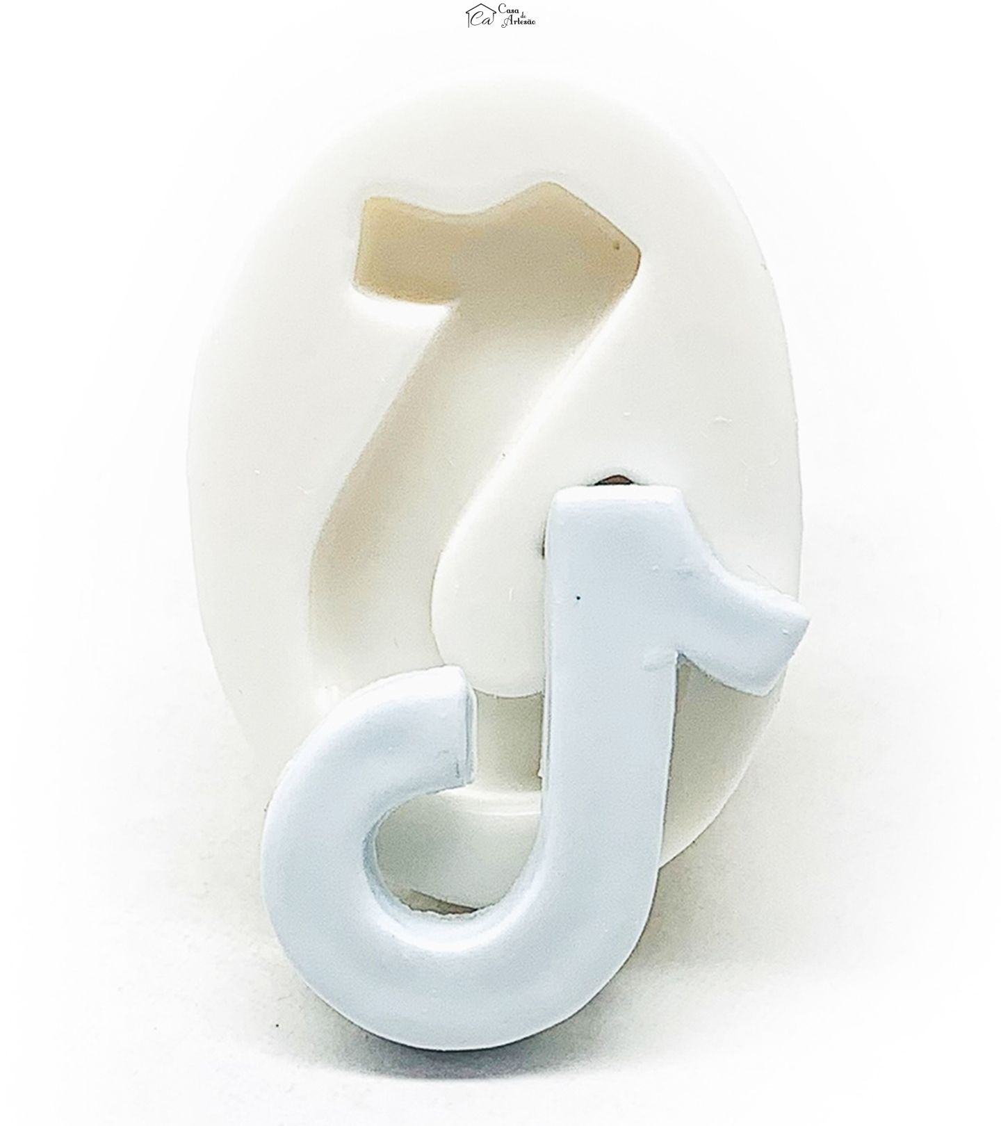 Molde de silicone - Tik Tok - Logo II - Pequeno - P1169