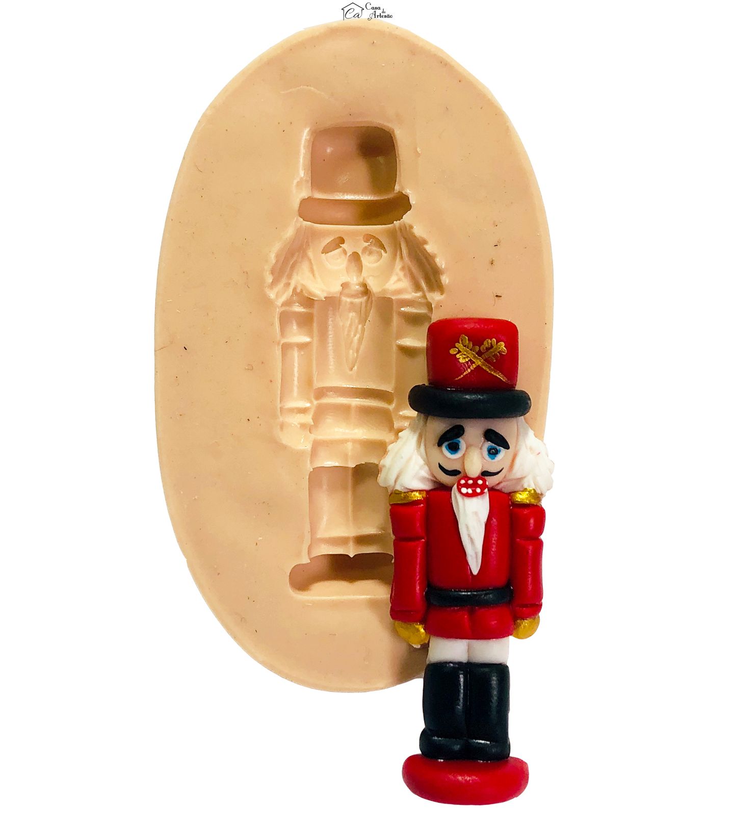 Molde de silicone - Boneco Quebra Nozes - Medio - P712