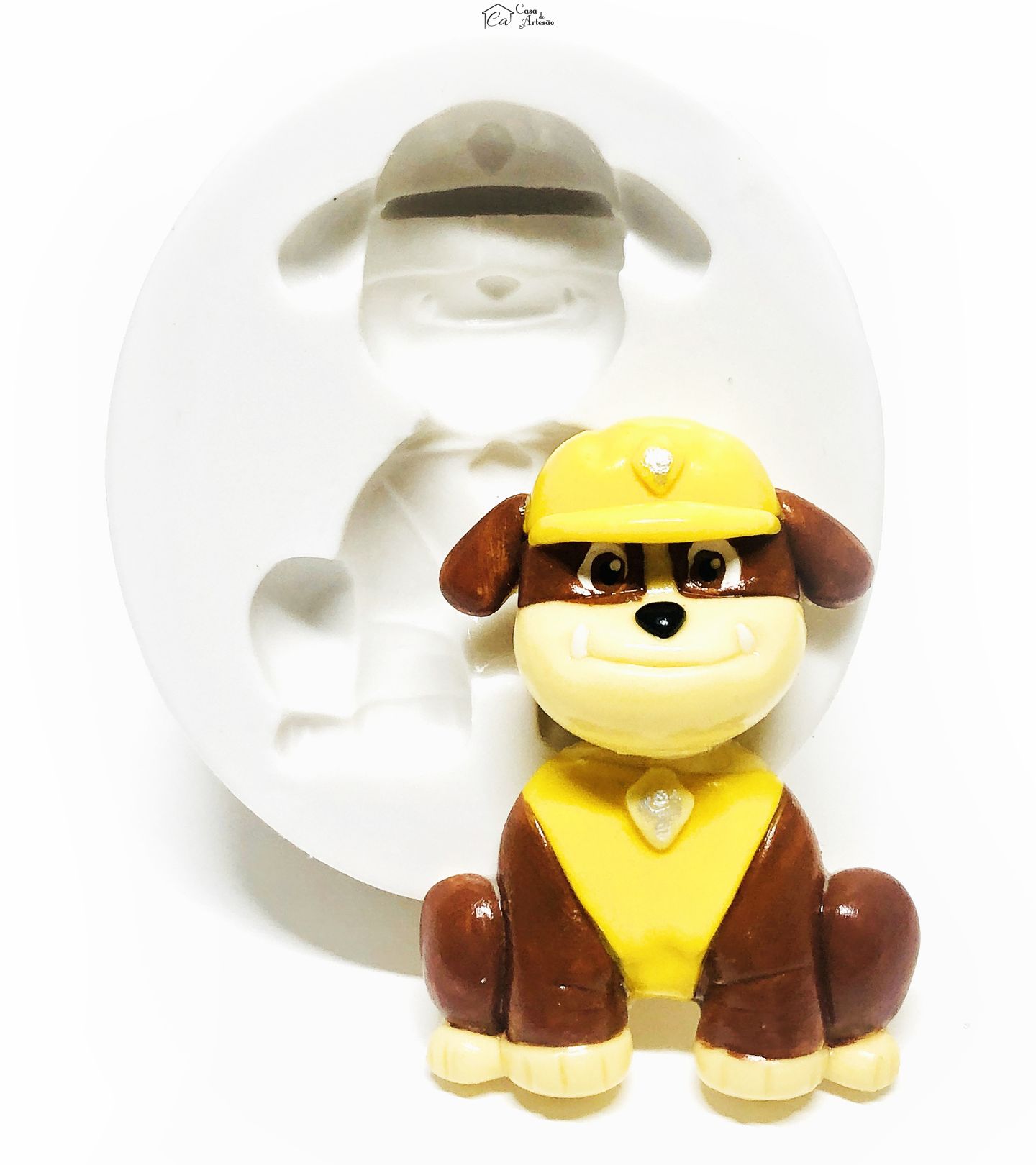 Molde de silicone - Patrulha Canina - Rubble - Grande - P1053