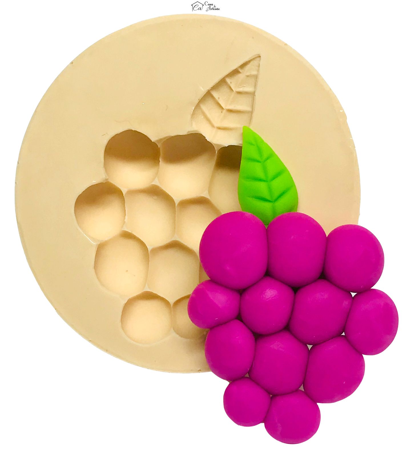 Molde de silicone - Moranguinho - Cachinho de Framboesa - Fruta Grande - P520