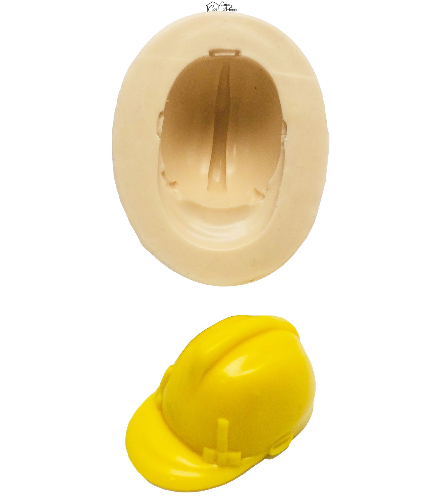 Molde de silicone - Capacete de Segurança - Medio - P335