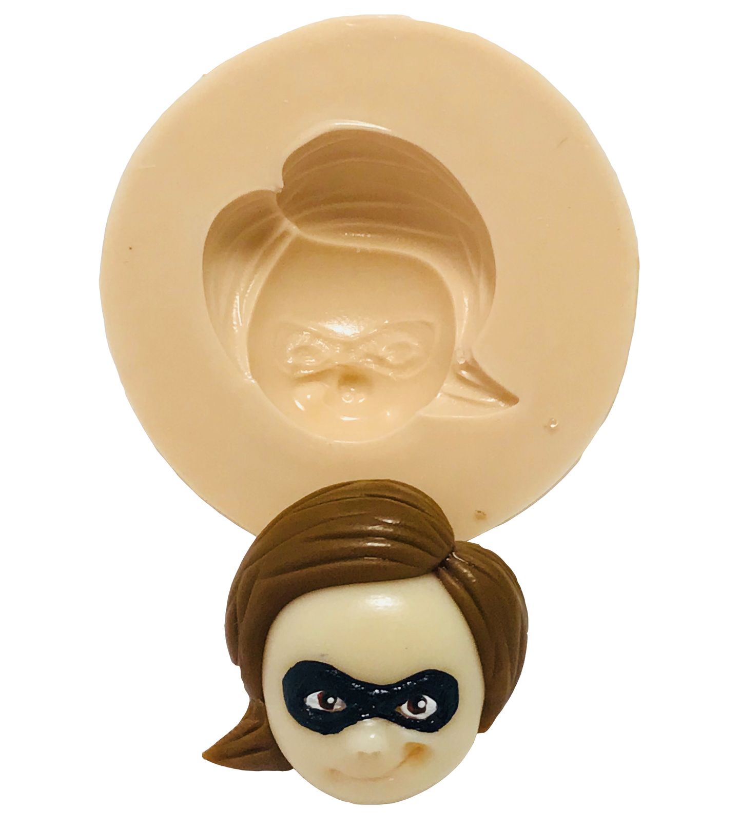 Os Incriveis - Rosto Mulher Elastico - Pequeno - P434