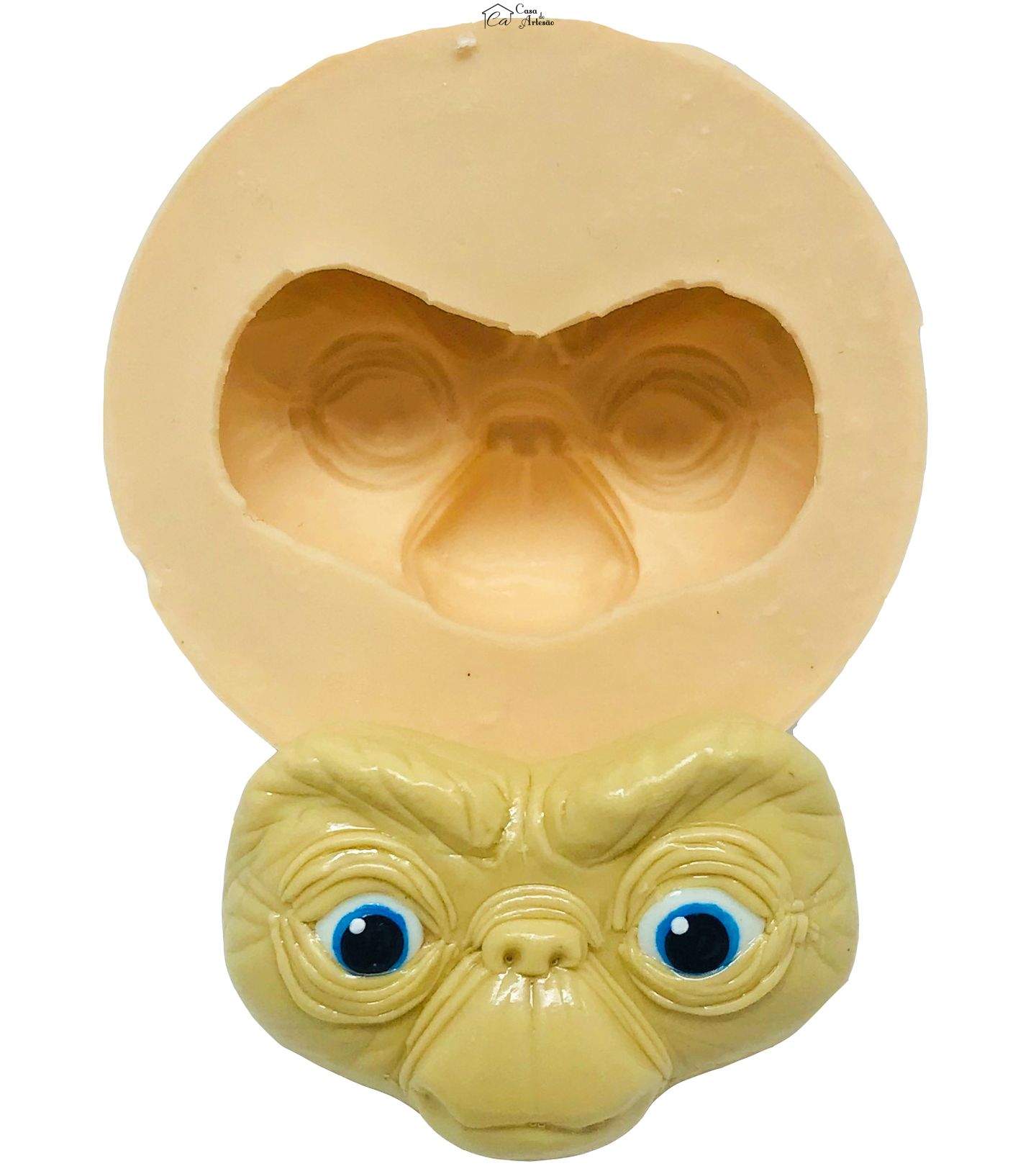 Molde de silicone - E.T. - Rosto ET - Medio - P499