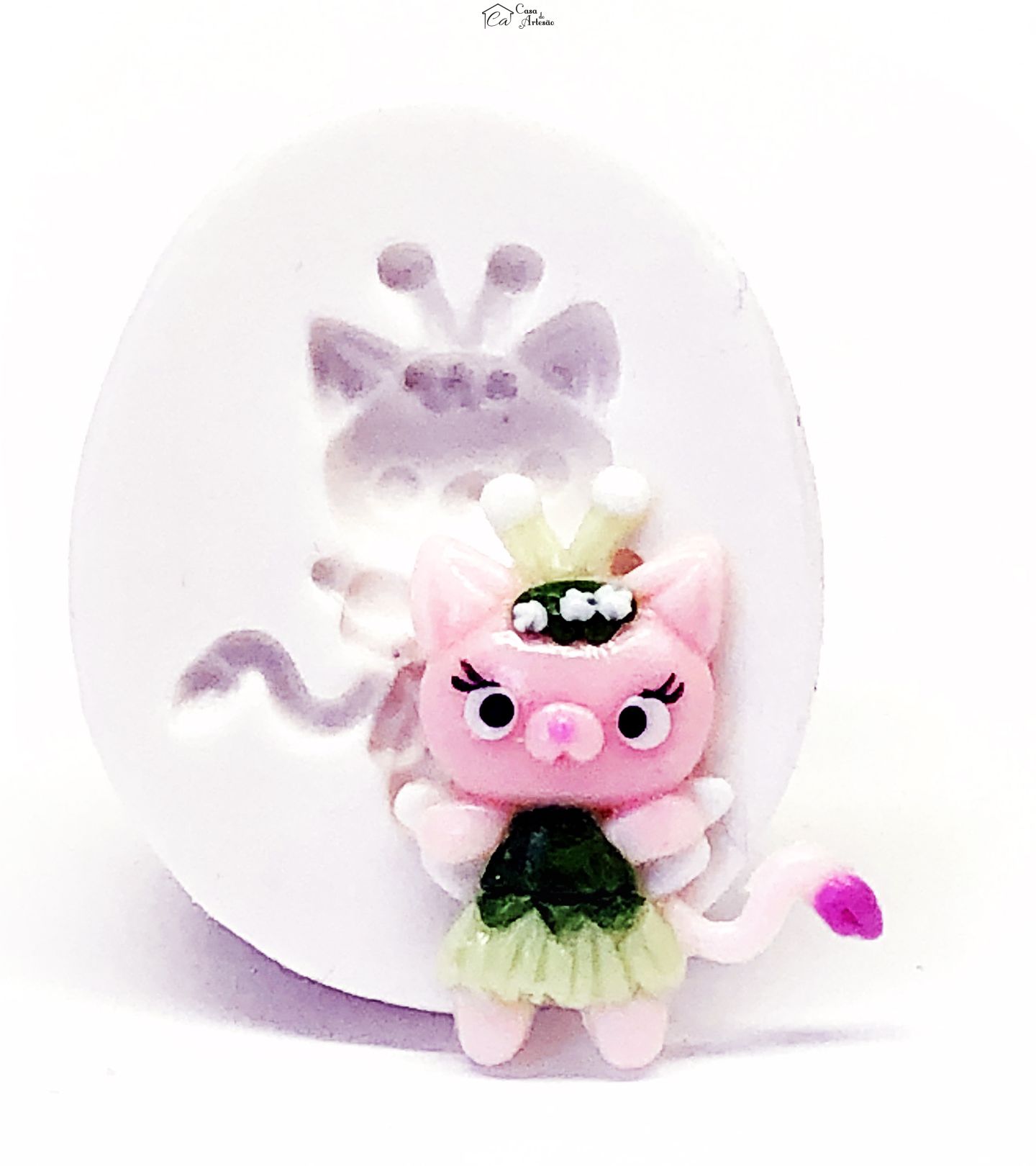 Molde de silicone - A Casa Magica da Gabby - Kitty Fairy - Pequena - P1117