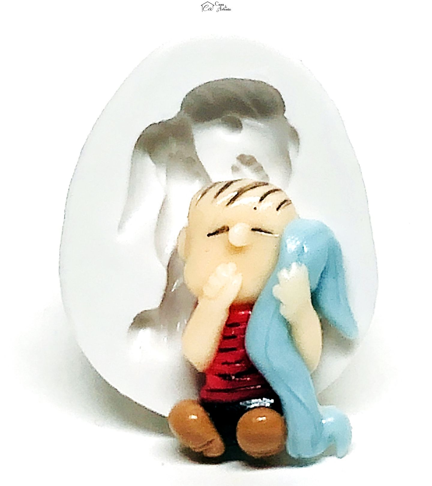 Molde de silicone - Turma do Snoopy - Linus - Medio - P1077
