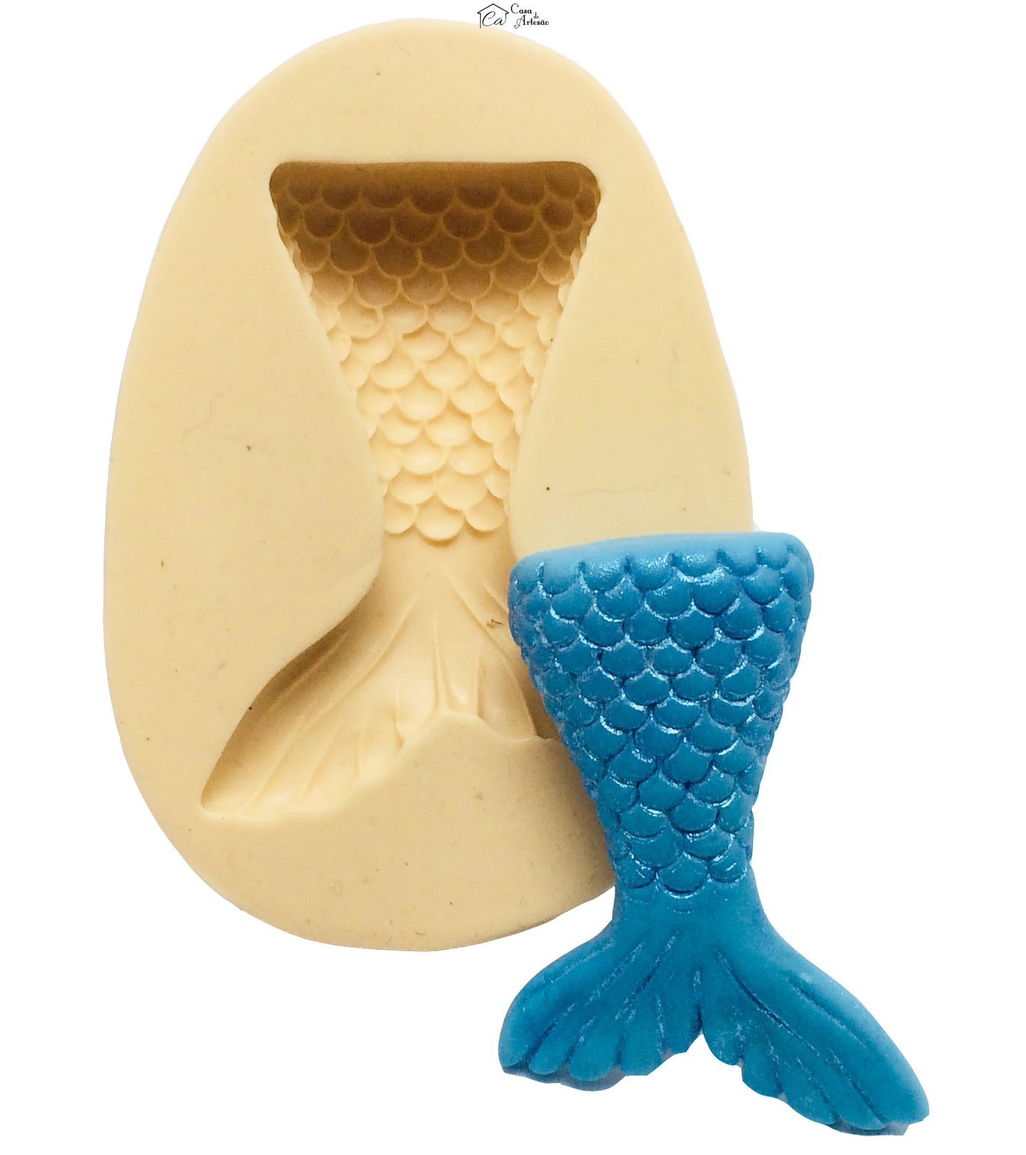 Molde de silicone - Cauda da Sereia - Mod.02 - P183