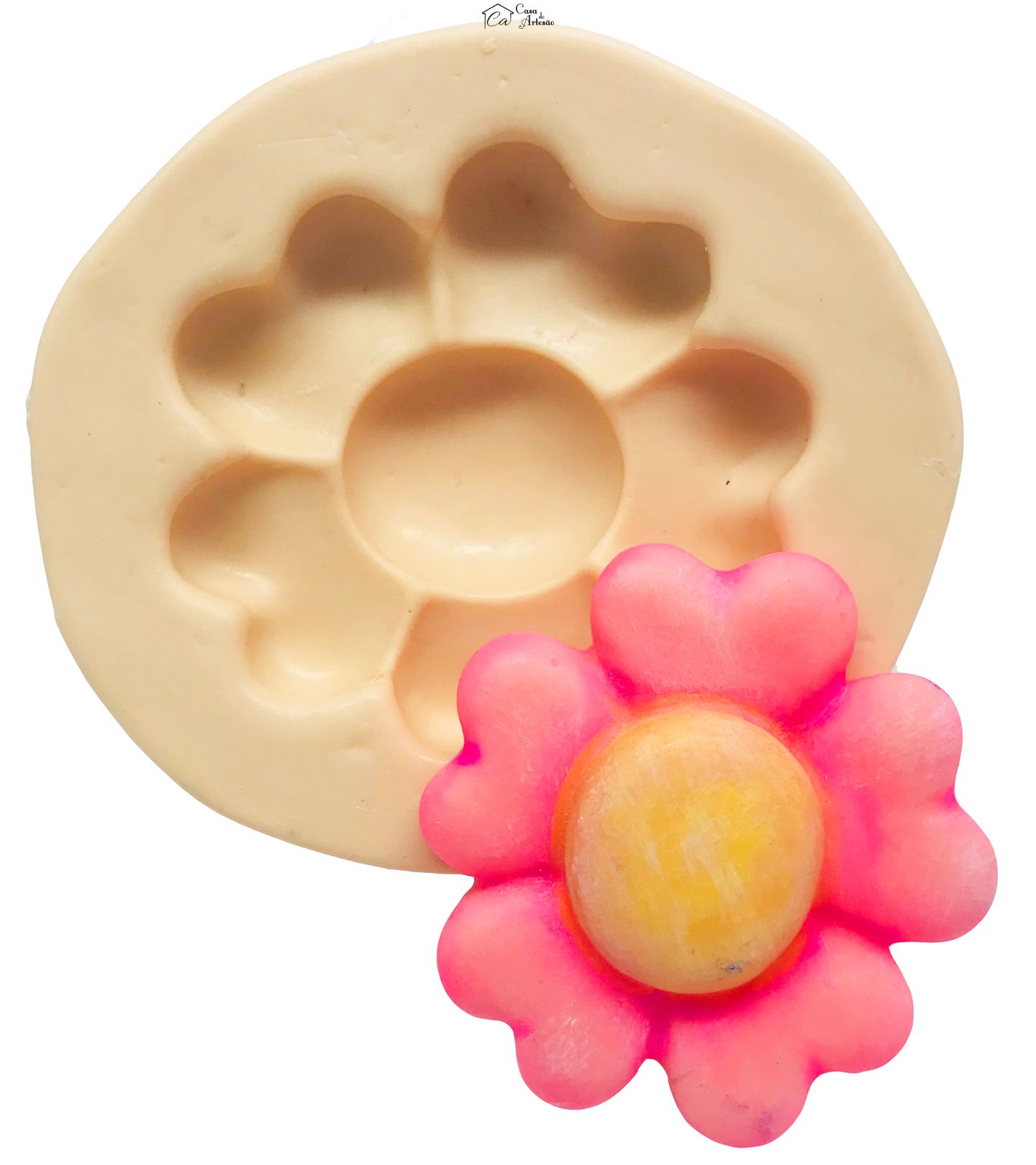 Molde de silicone - Margarida Country - P 119