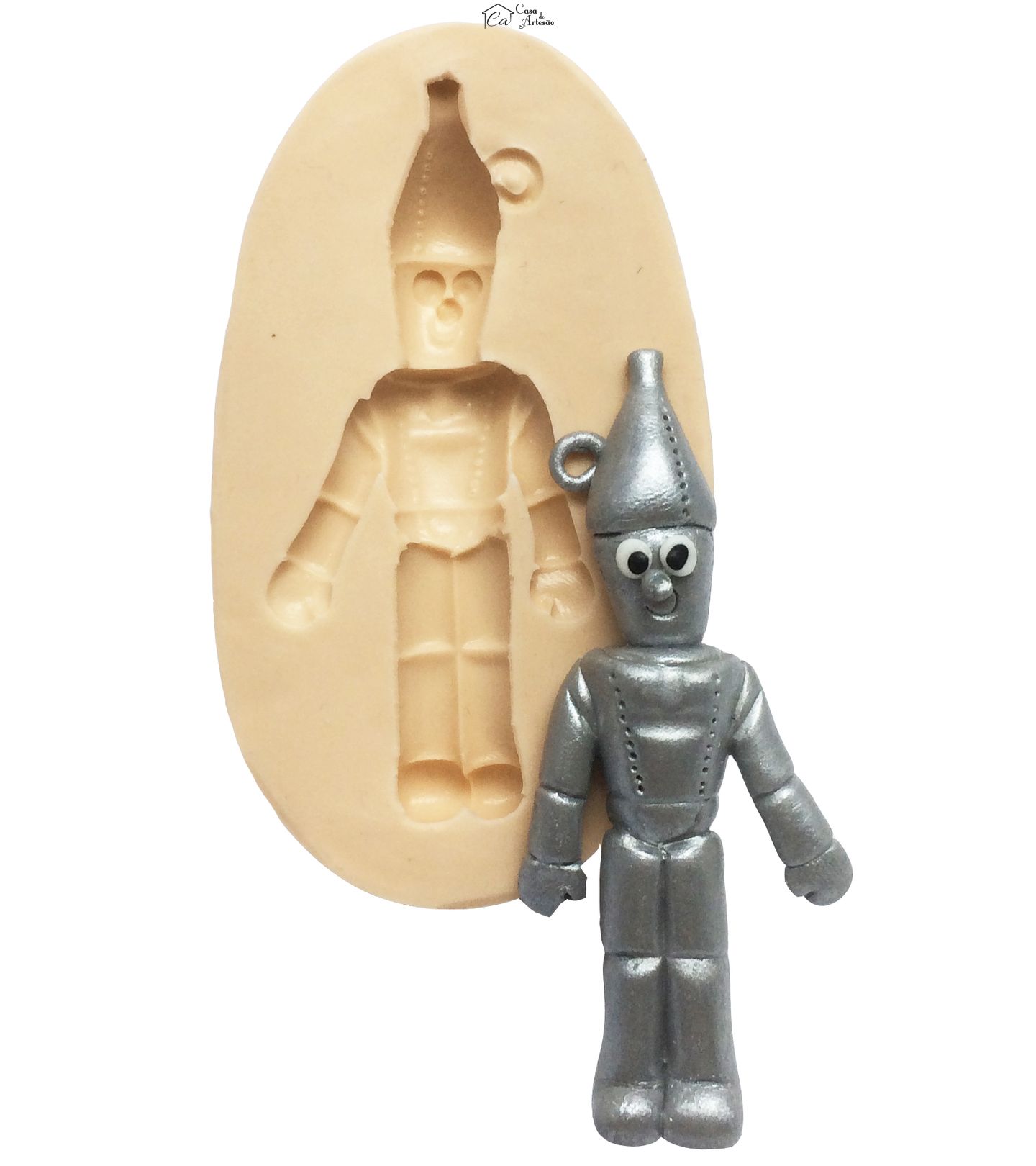 Molde de silicone - Magico de Oz - Homem de Lata Medio - P242