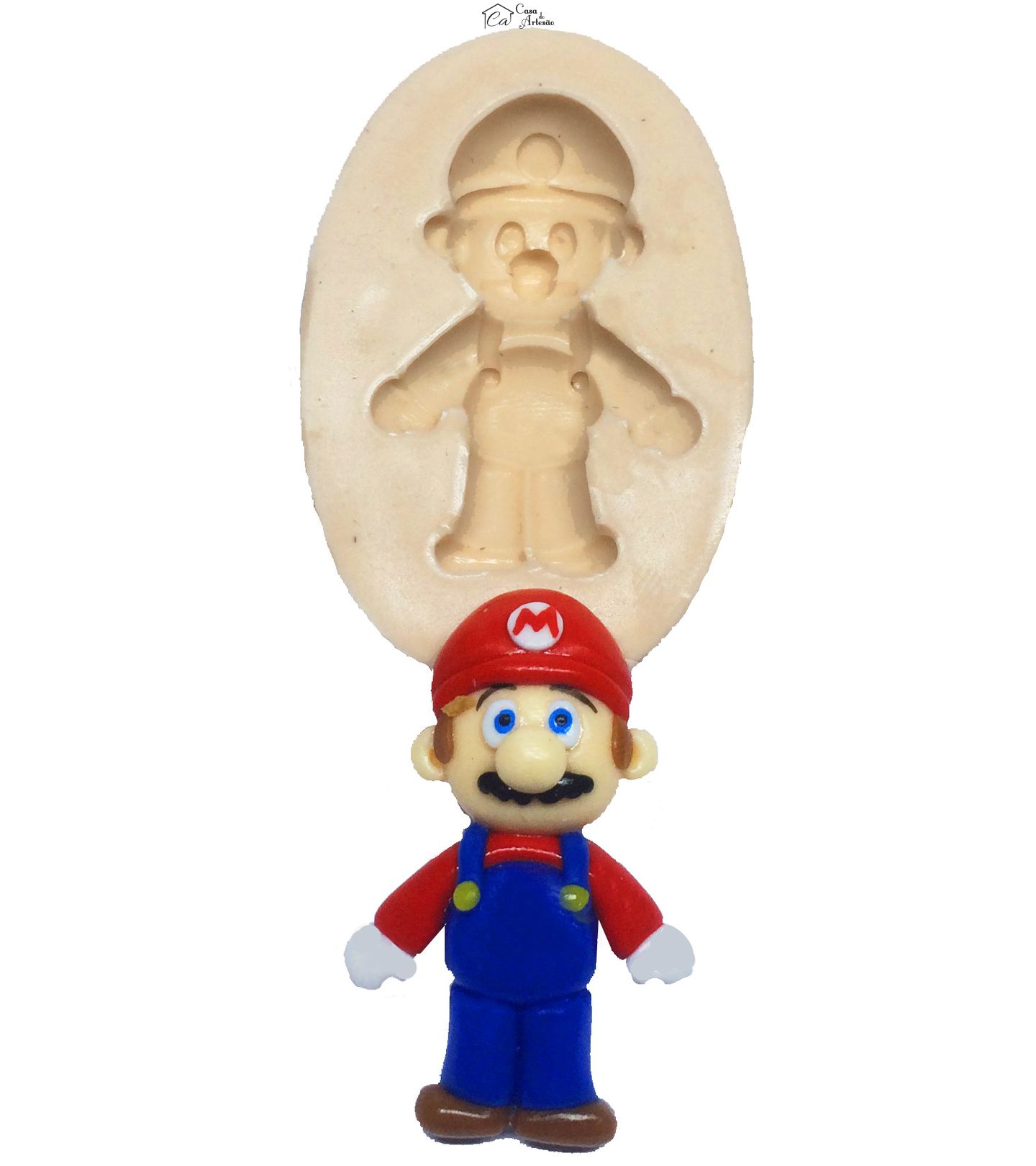 Molde de silicone - Super Mario Bros. - Mario PP - P181