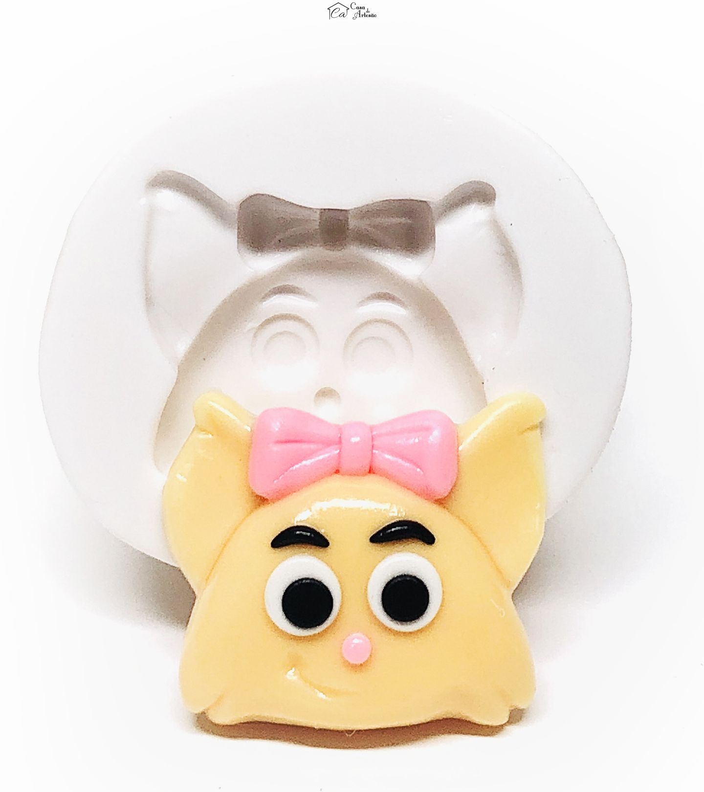 Molde de silicone - Caninopolis - Rosto Mel - Medio - P1108