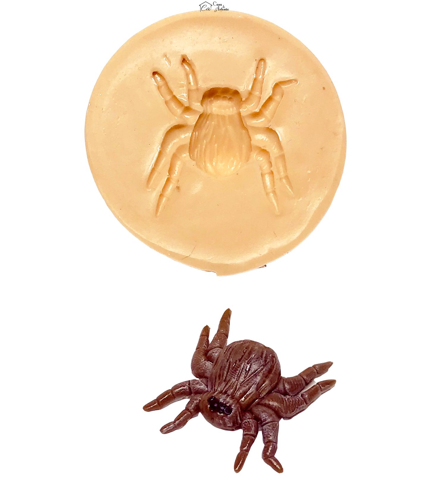 Molde de silicone - Aranha - Pequena - P617