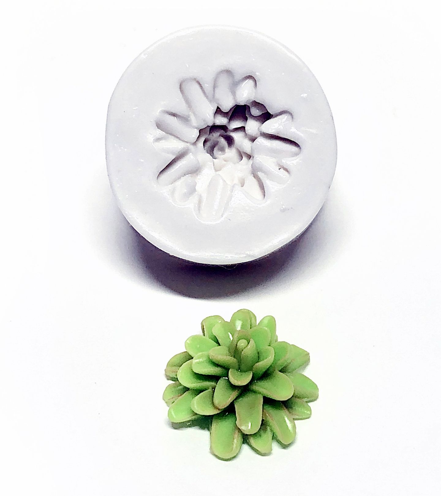 Molde de silicone - Suculenta - Media - Mod.02 - P356/P660