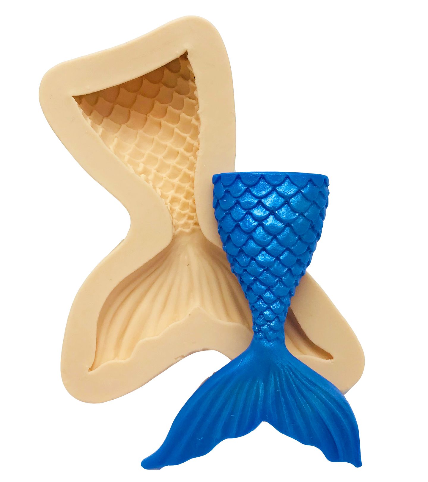 Molde de silicone - Sereia - Cauda - Media - P457 / P540