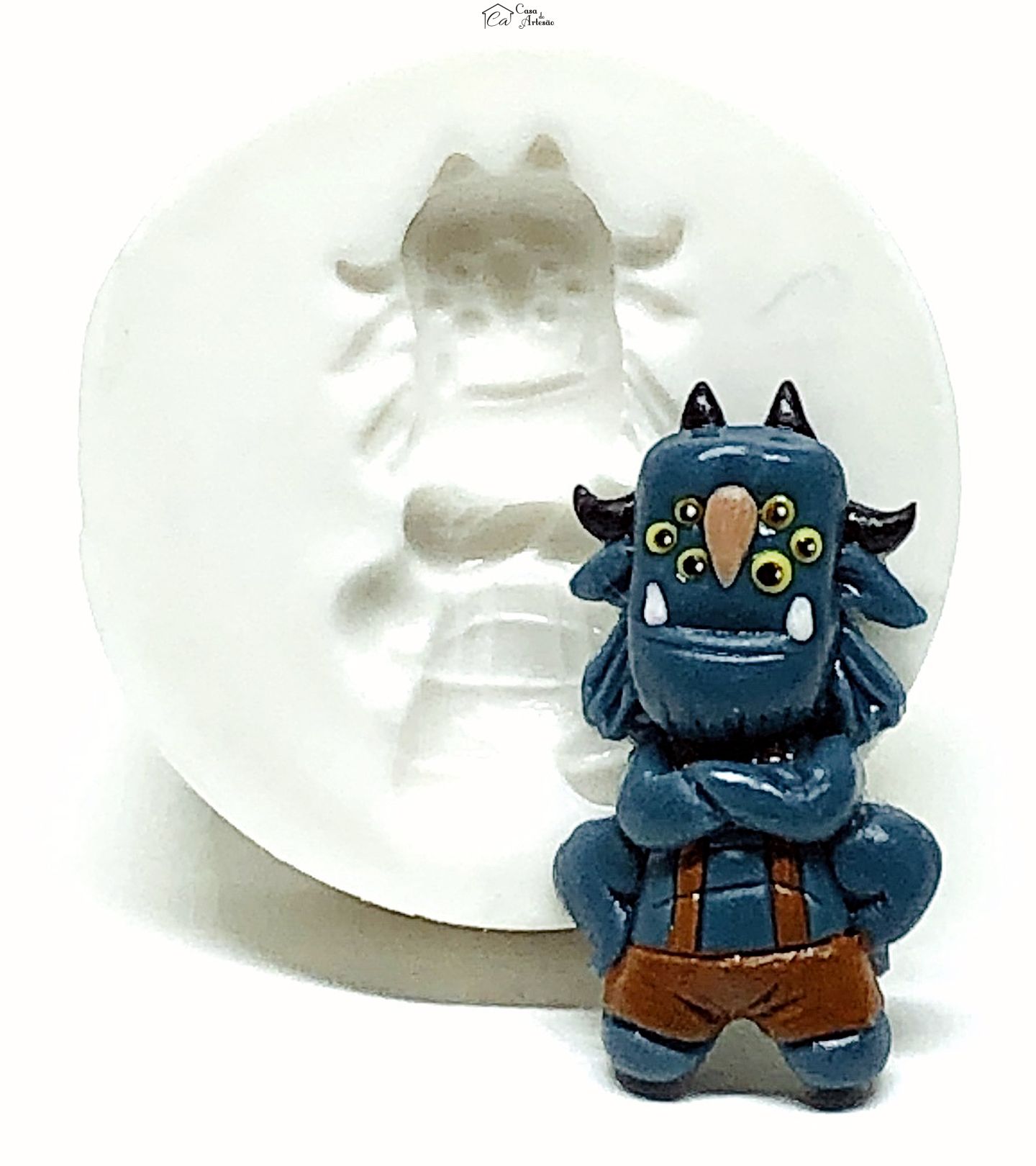 Molde de silicone - Caçadores de Trolls - Blinky - Pequeno - P954