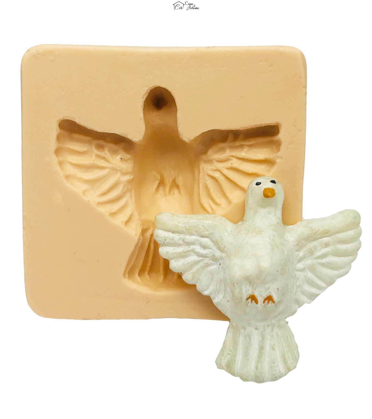 Molde de silicone - Pombo - P152