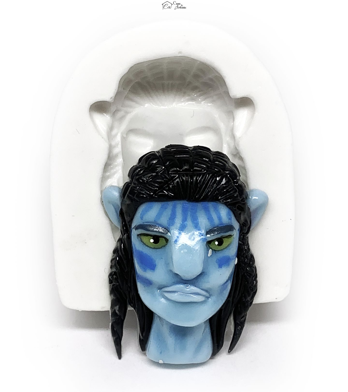 Molde de silicone - Avatar - Rosto Jake - Medio - P1181