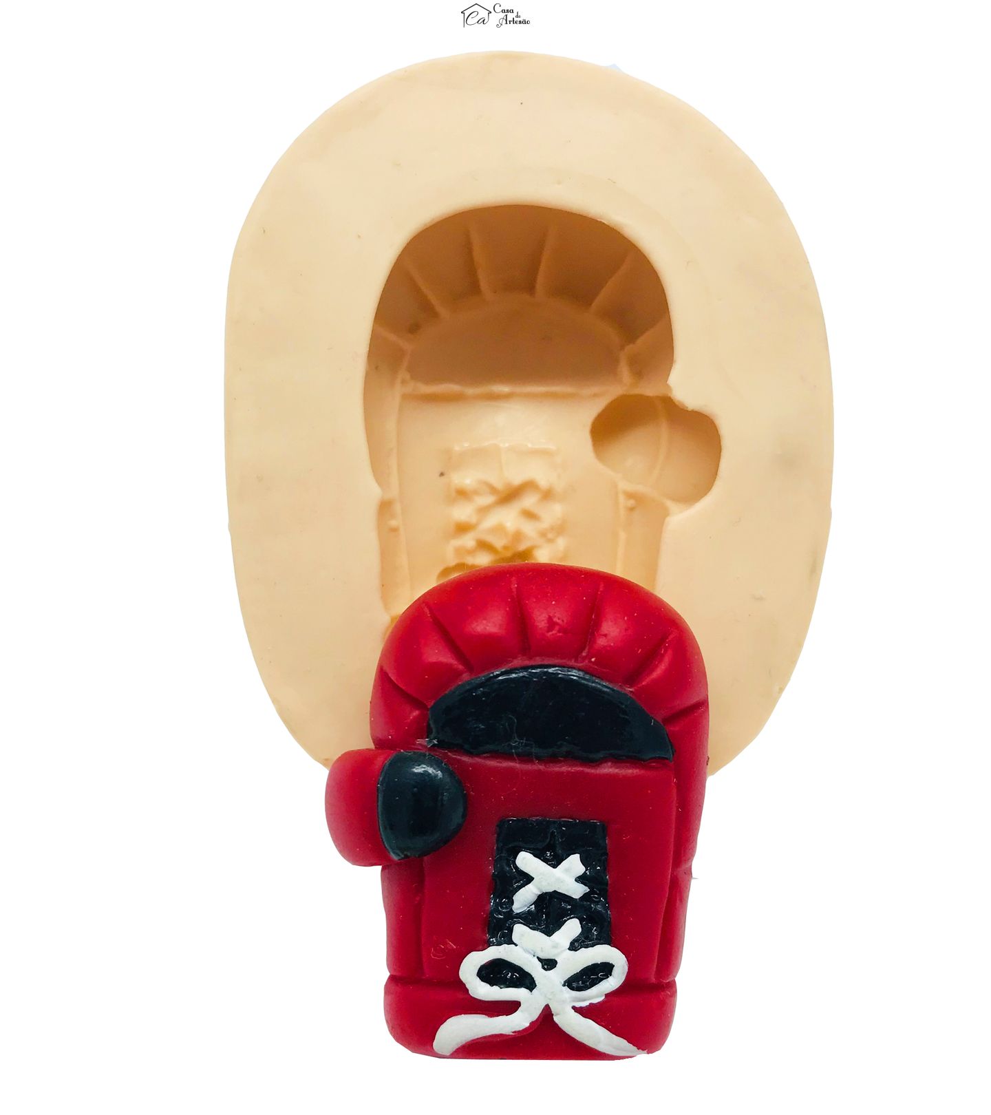 Molde de silicone - Boxe - Luva - Media