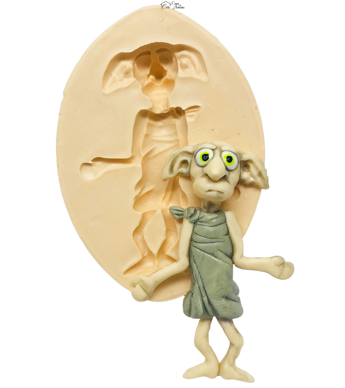 Molde de silicone - Harry Potter - Dobby - Grande - P500