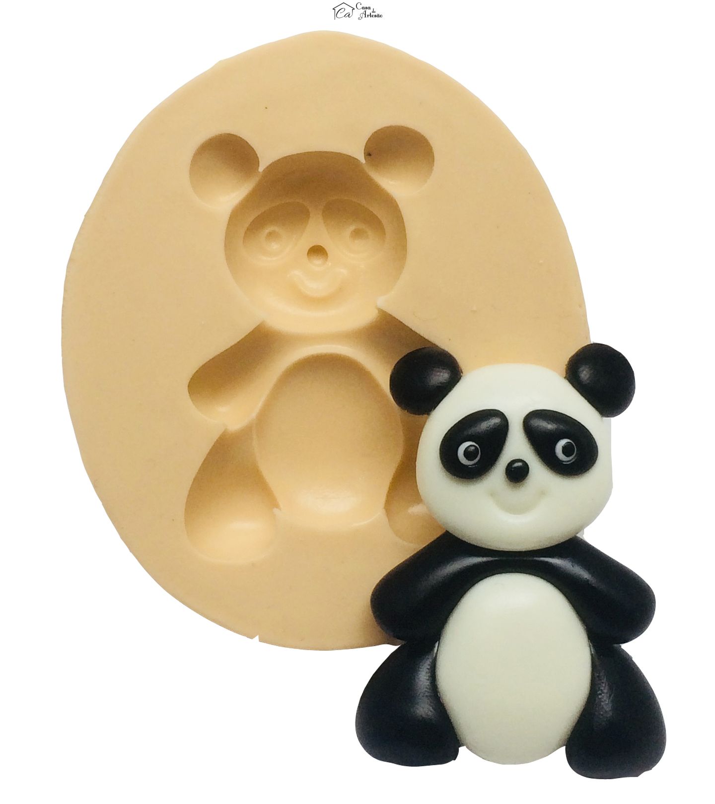 Molde de silicone - Panda - Medio - P364