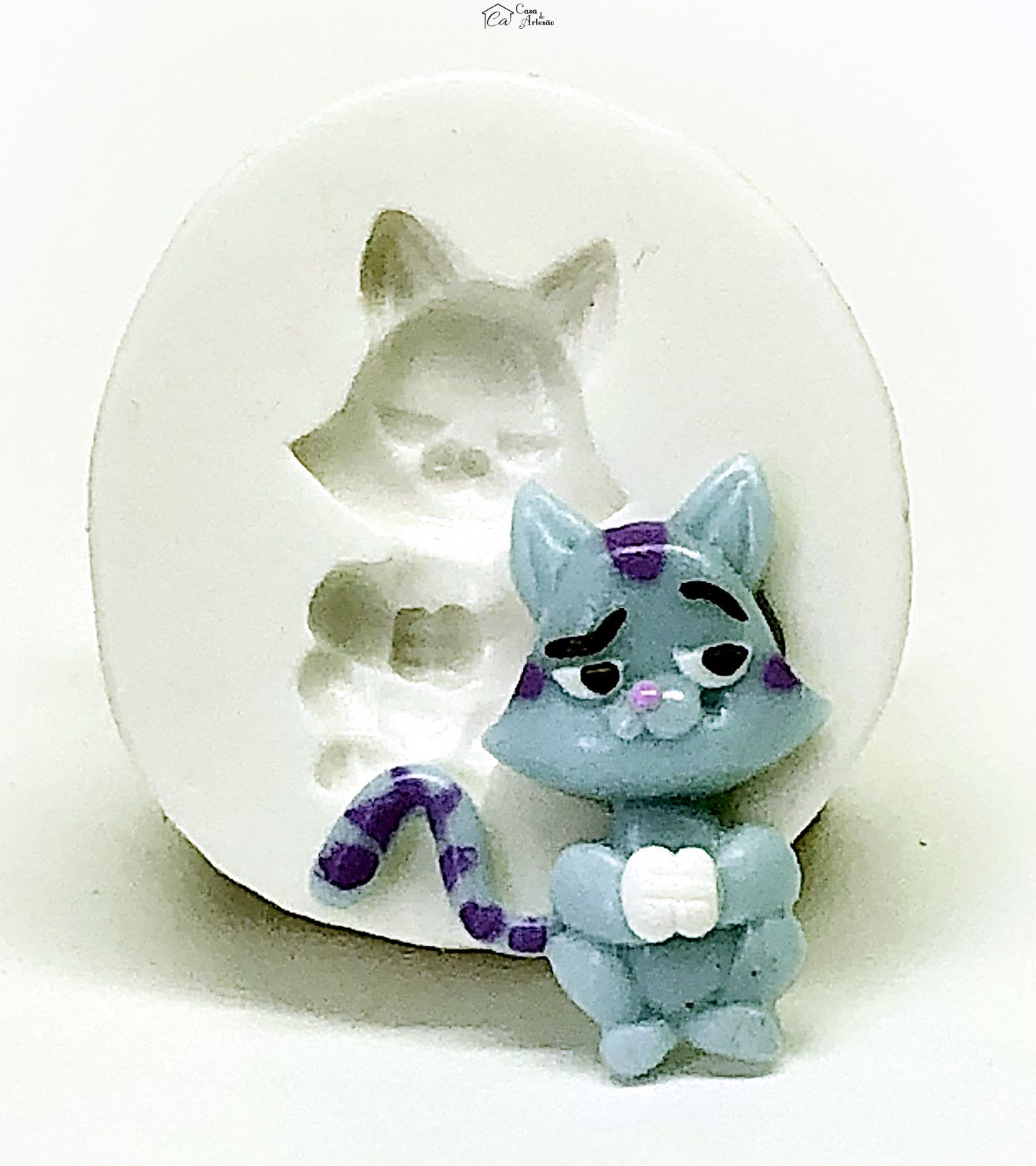 Molde de silicone - A Casa Magica da Gabby - Catrat - Pequena - P1117