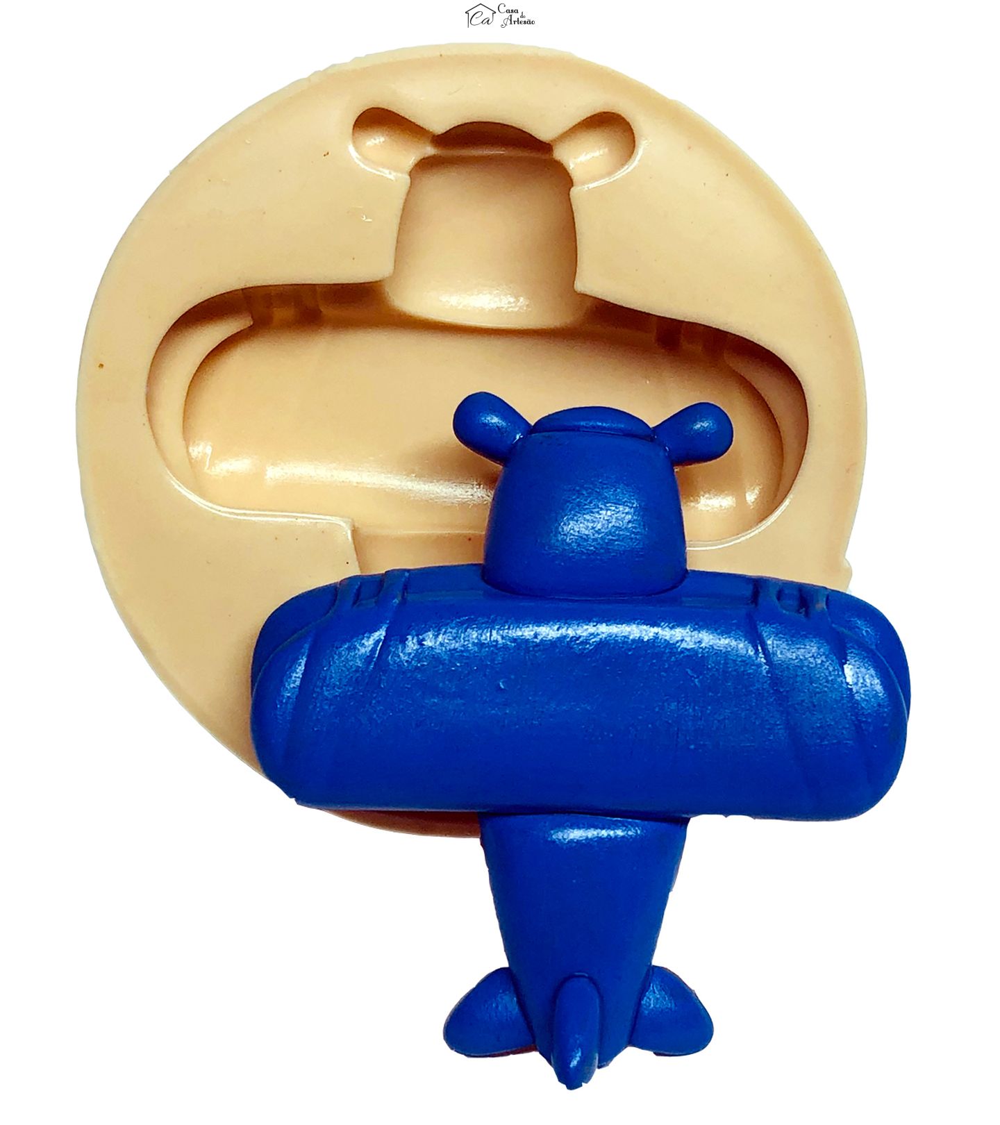 Molde de silicone - O Pequeno Principe - Aviao - Grande - P743